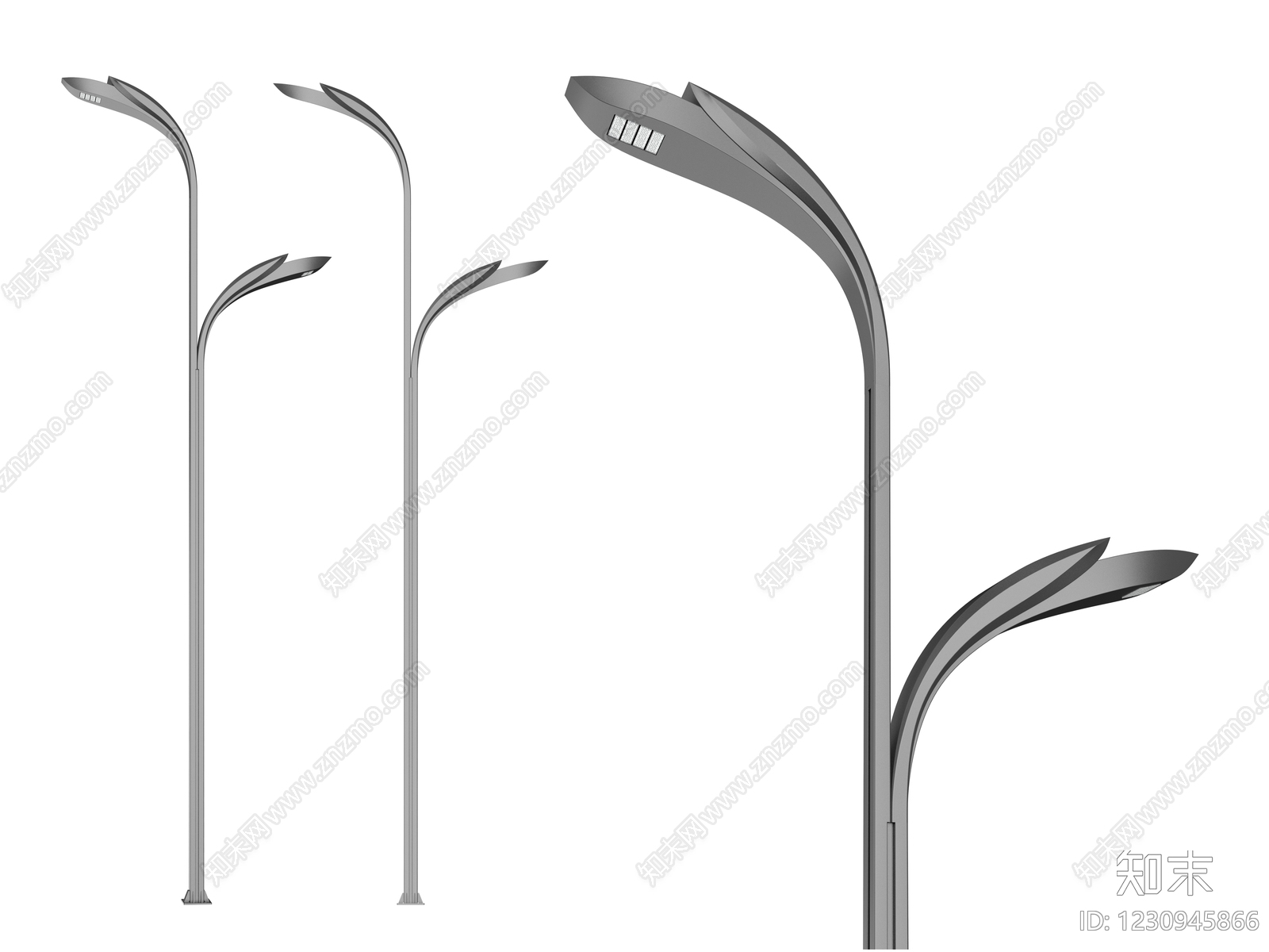 现代景观灯SU模型下载【ID:1230945866】