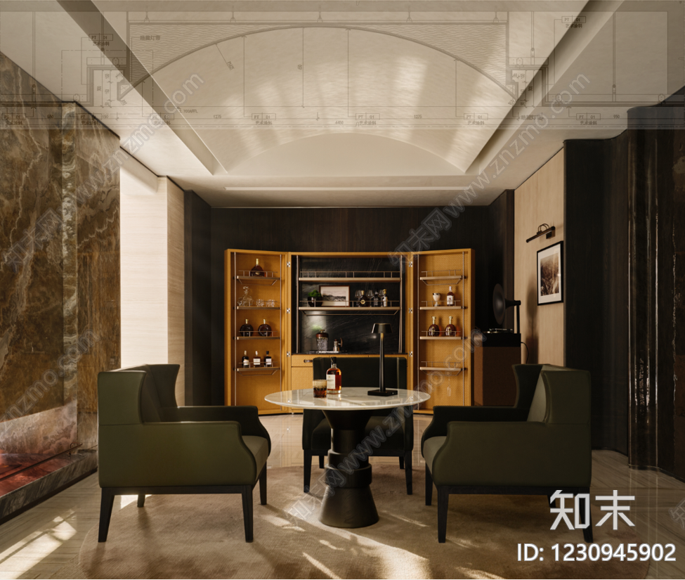 吊顶节点CAD图纸