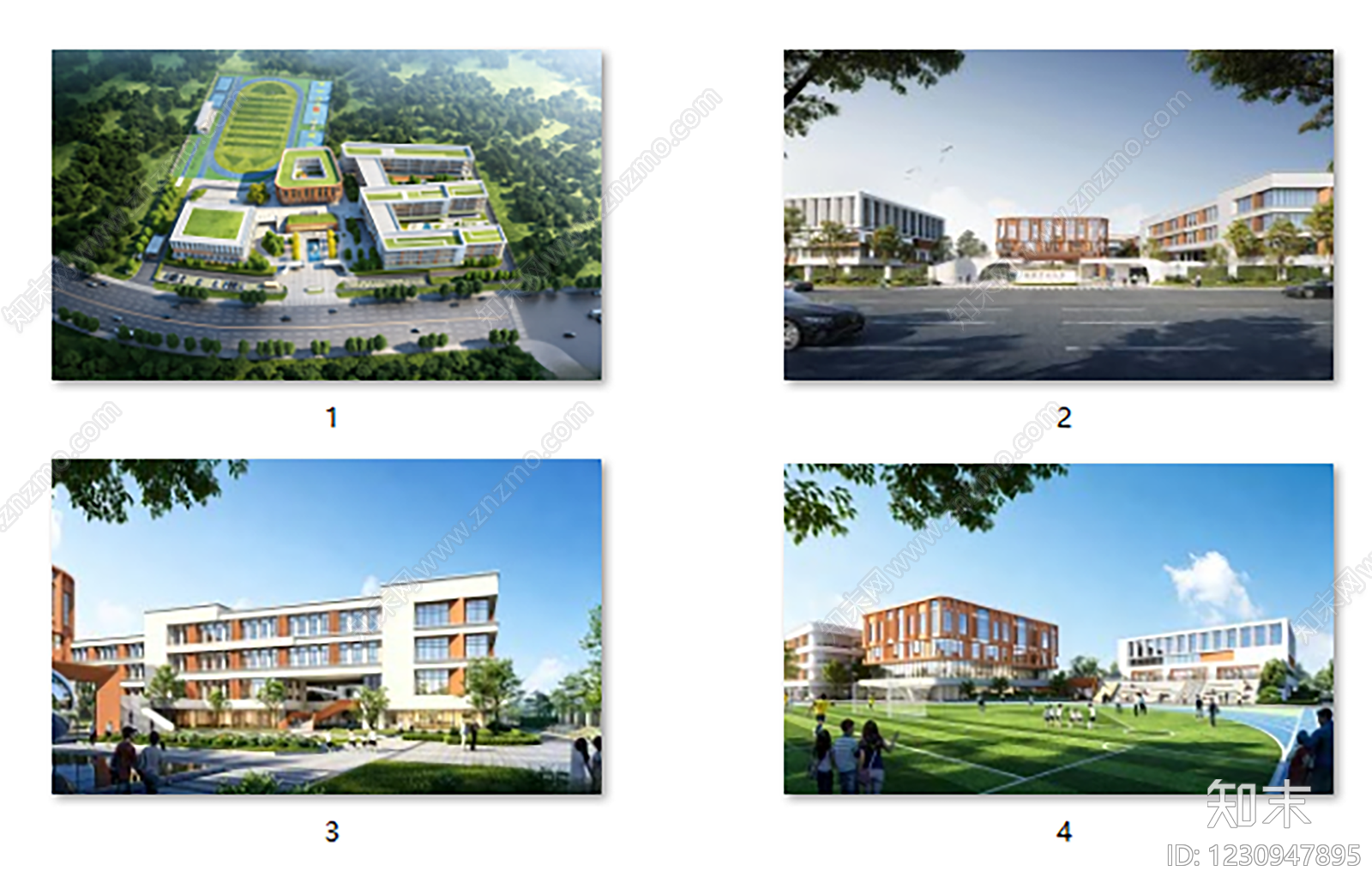 学校建筑cad施工图下载【ID:1230947895】
