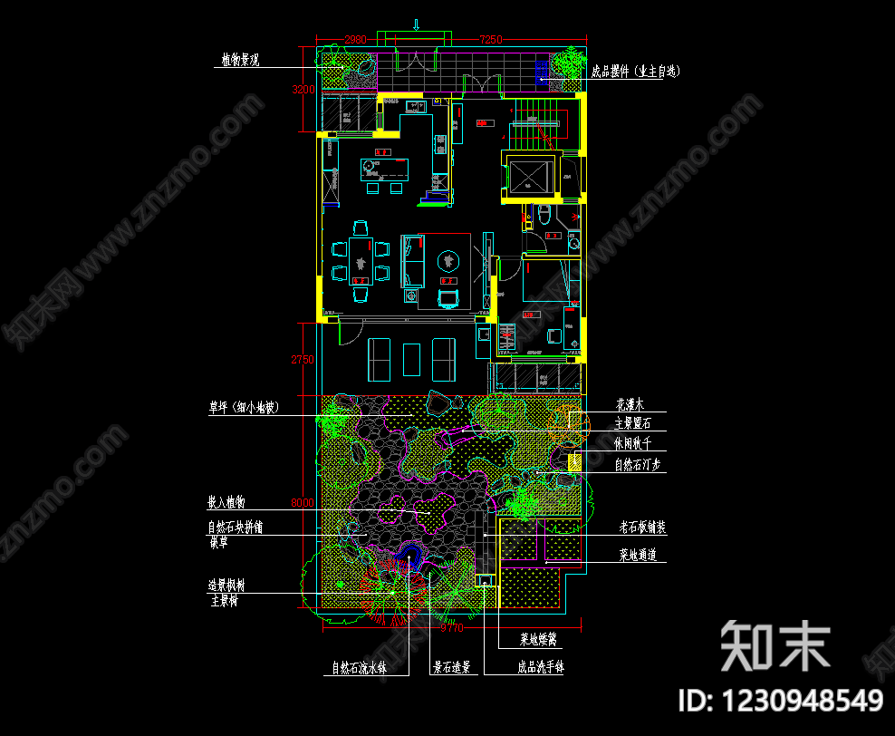 日式庭院CAD图纸