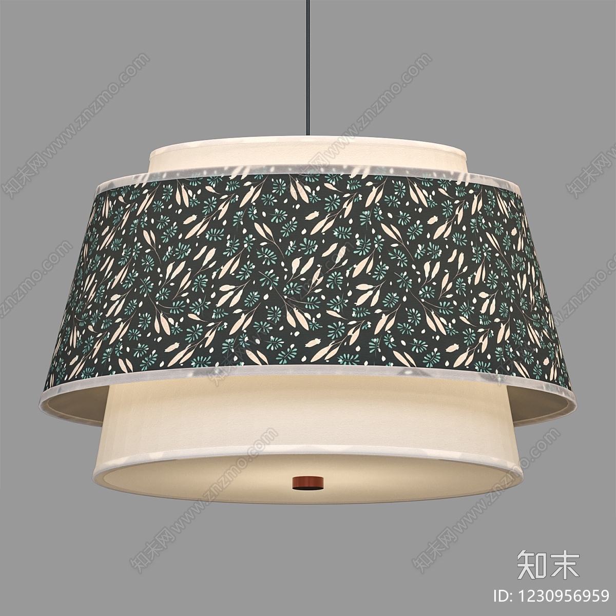复古艺术吊灯3D模型下载【ID:1230956959】