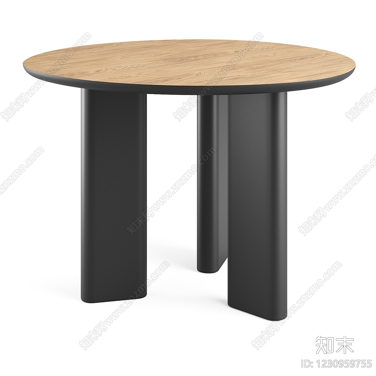现代简约餐桌3D模型下载【ID:1230959755】