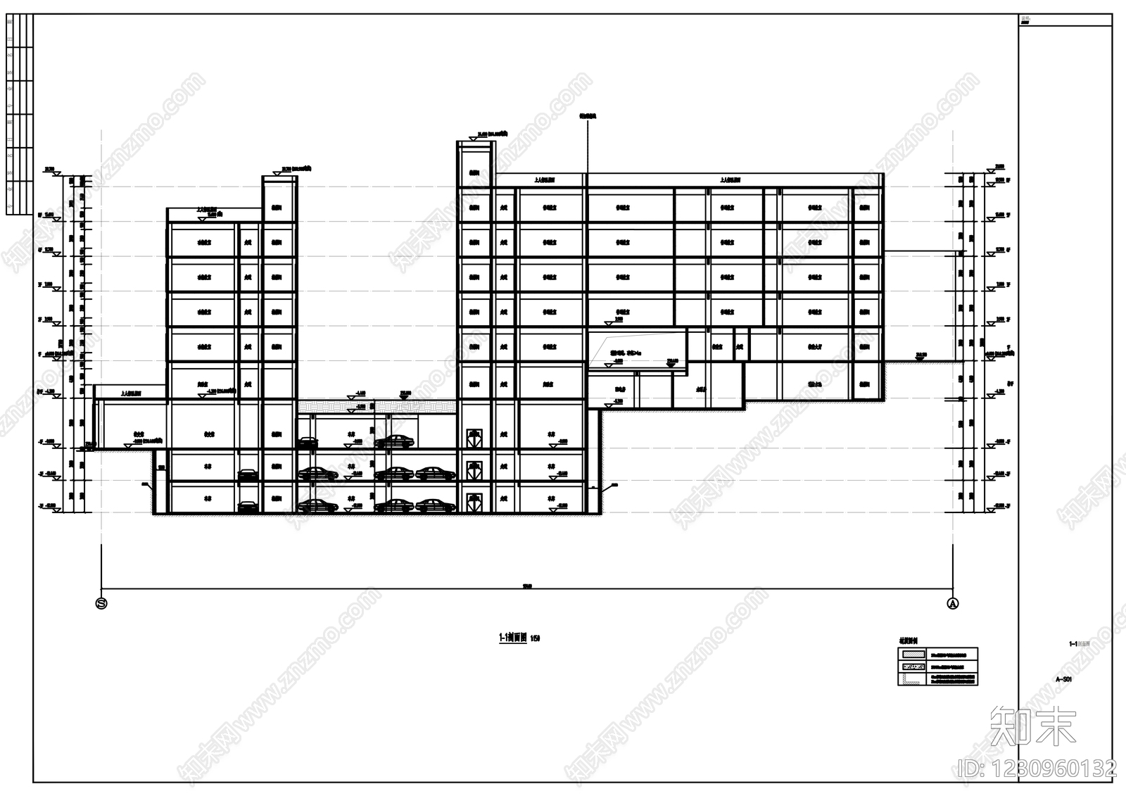 学校建筑cad施工图下载【ID:1230960132】