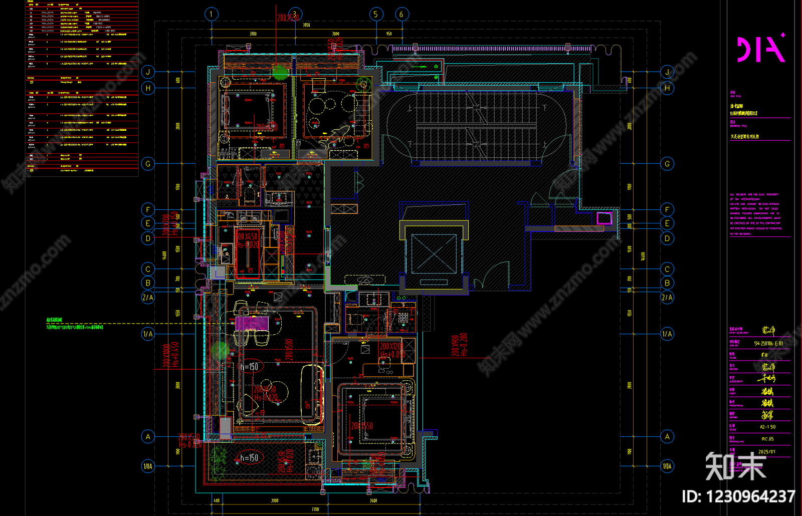 样板间cad施工图下载【ID:1230964237】