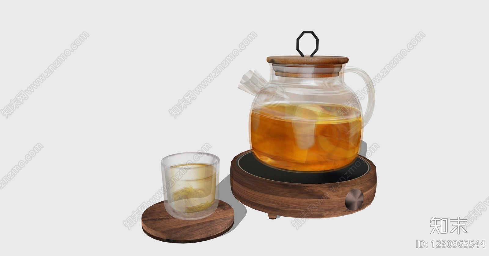 现代简约茶具SU模型下载【ID:1230965544】