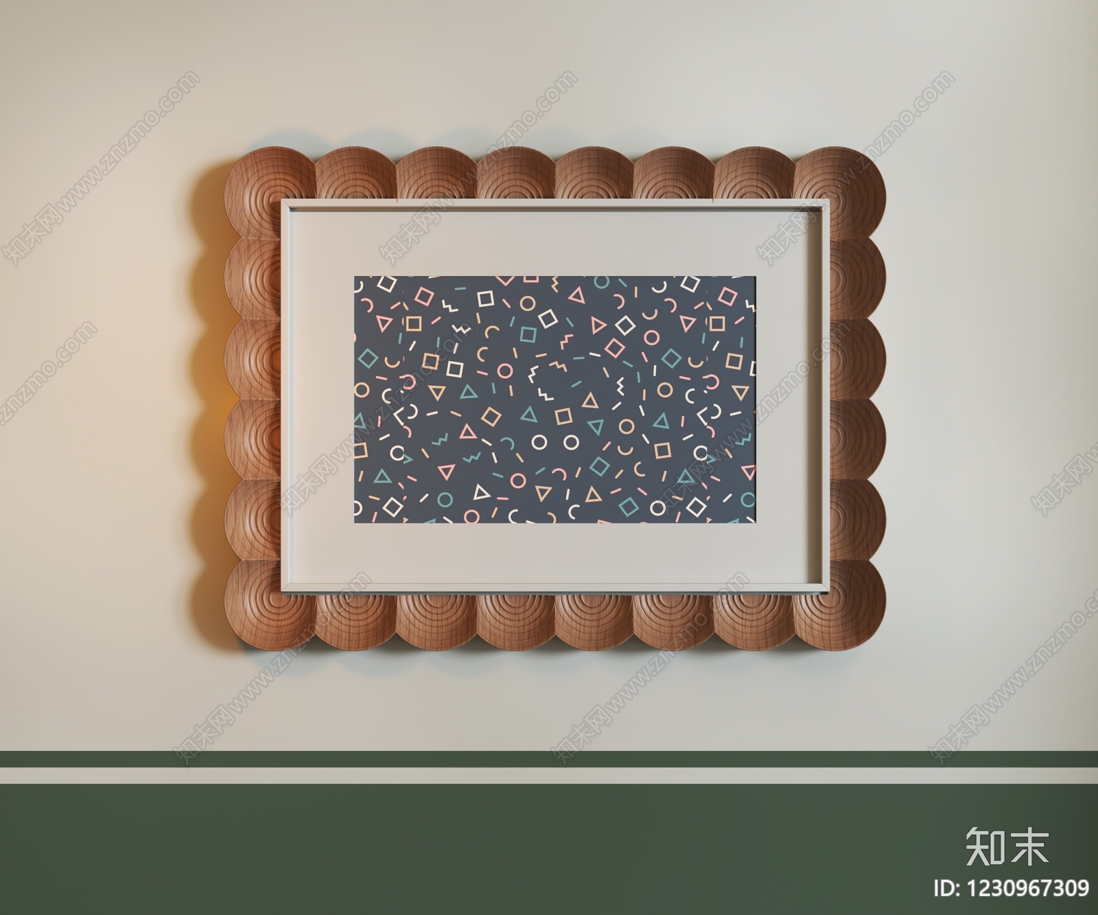 中古风儿童挂画3D模型下载【ID:1230967309】