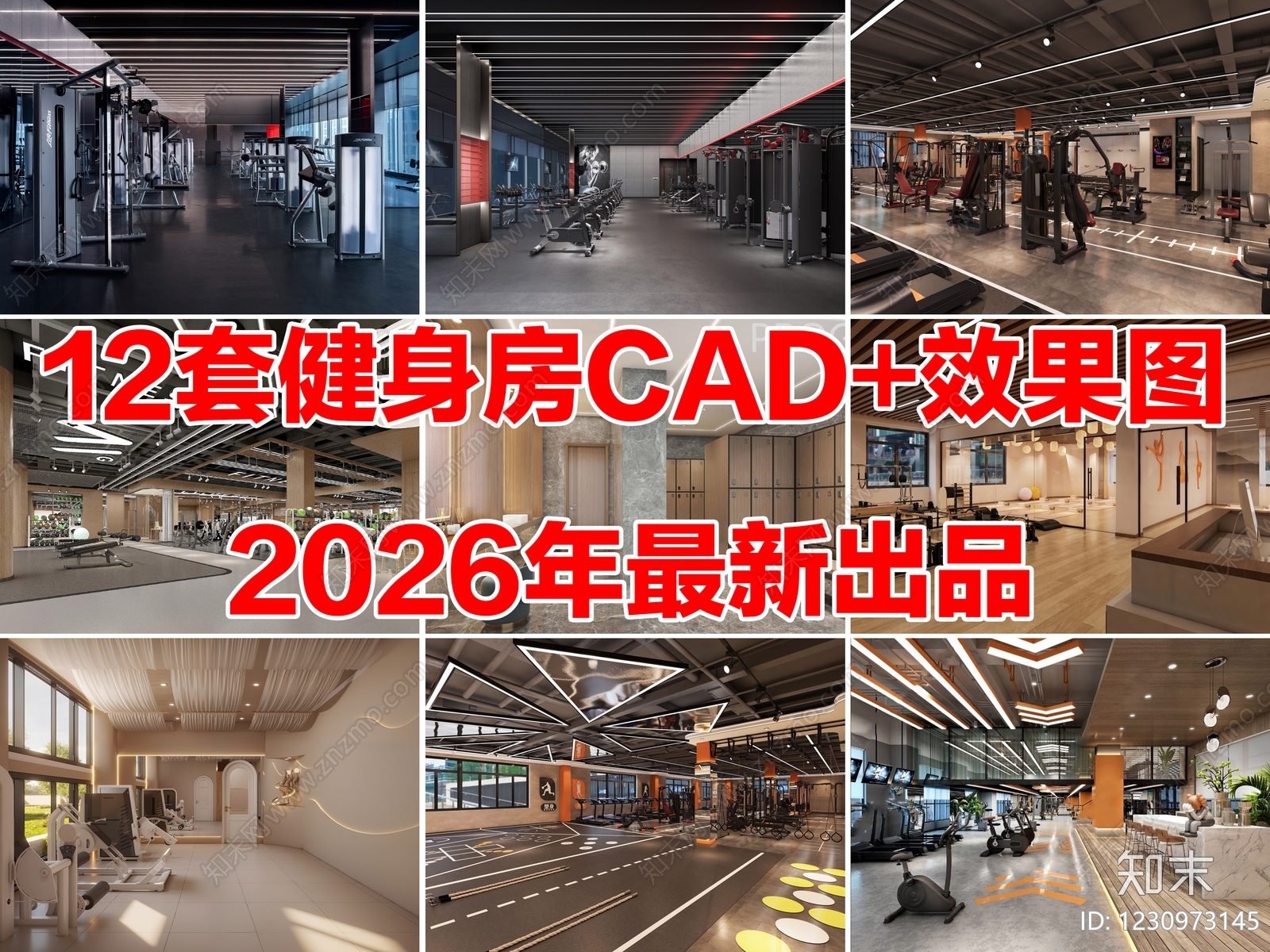 健身房CAD图纸