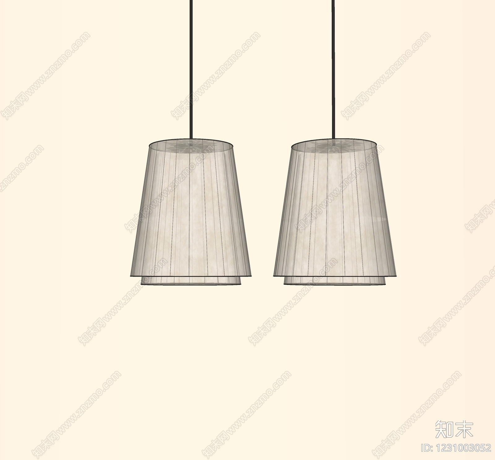 现代简约吊灯组合SU模型下载【ID:1231003052】