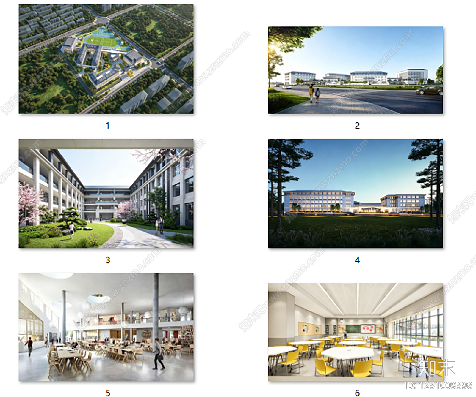 学校建筑cad施工图下载【ID:1231009398】