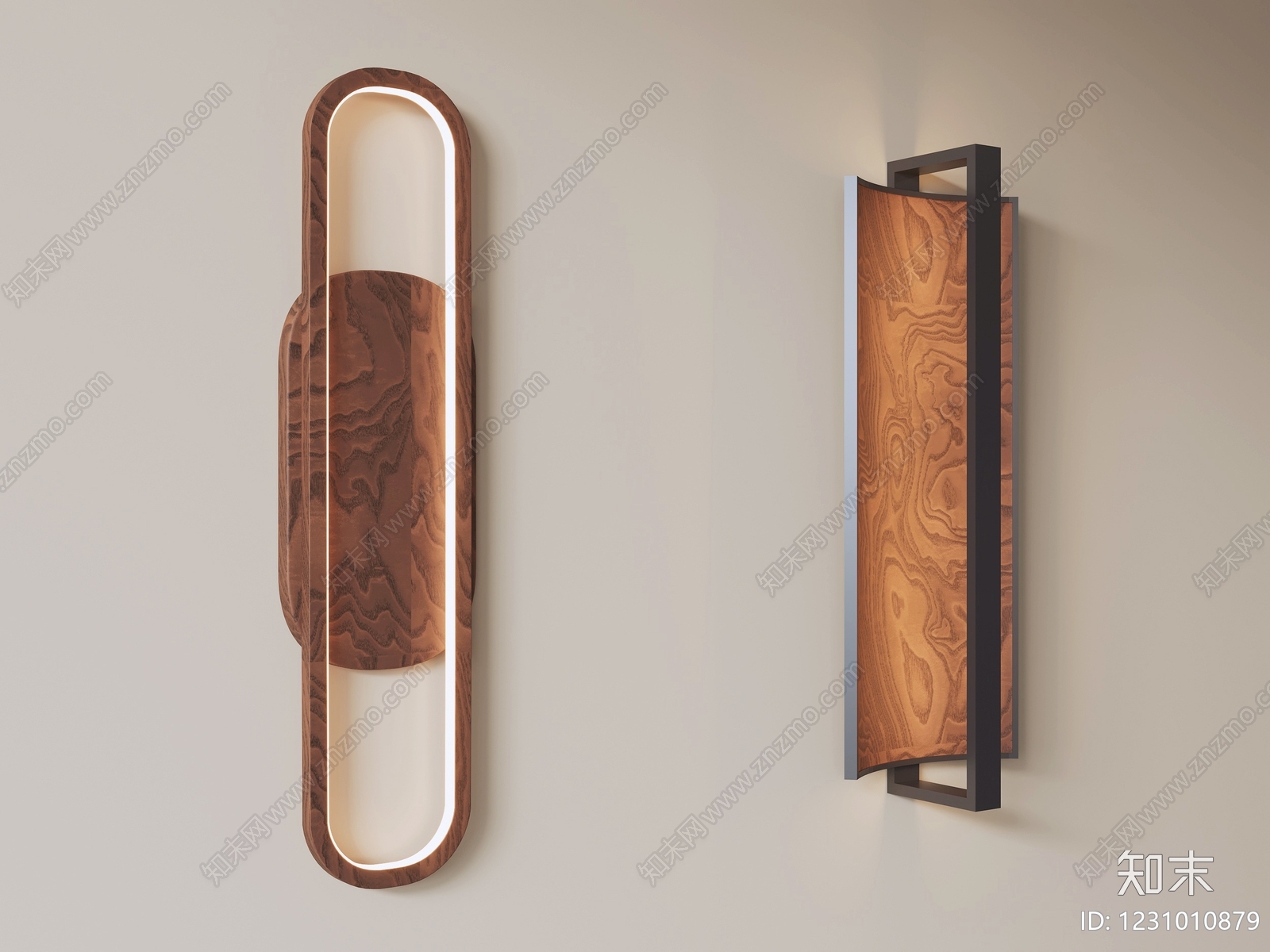 现代简约儿童壁灯3D模型下载【ID:1231010879】