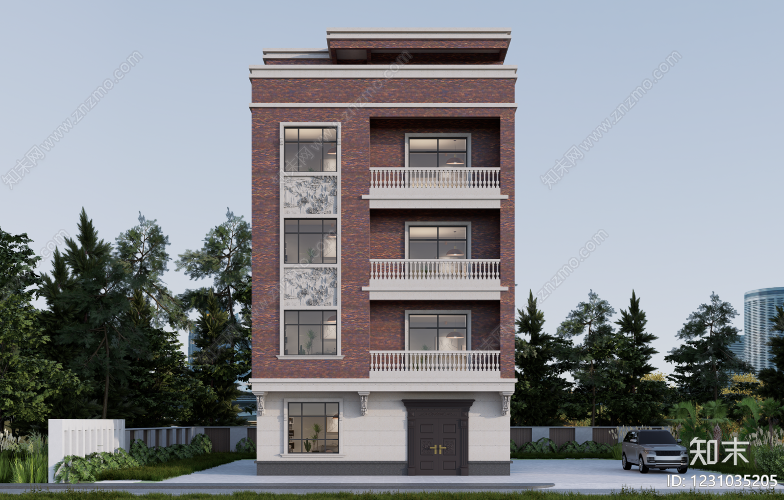 住宅楼建筑cad施工图下载【ID:1231035205】
