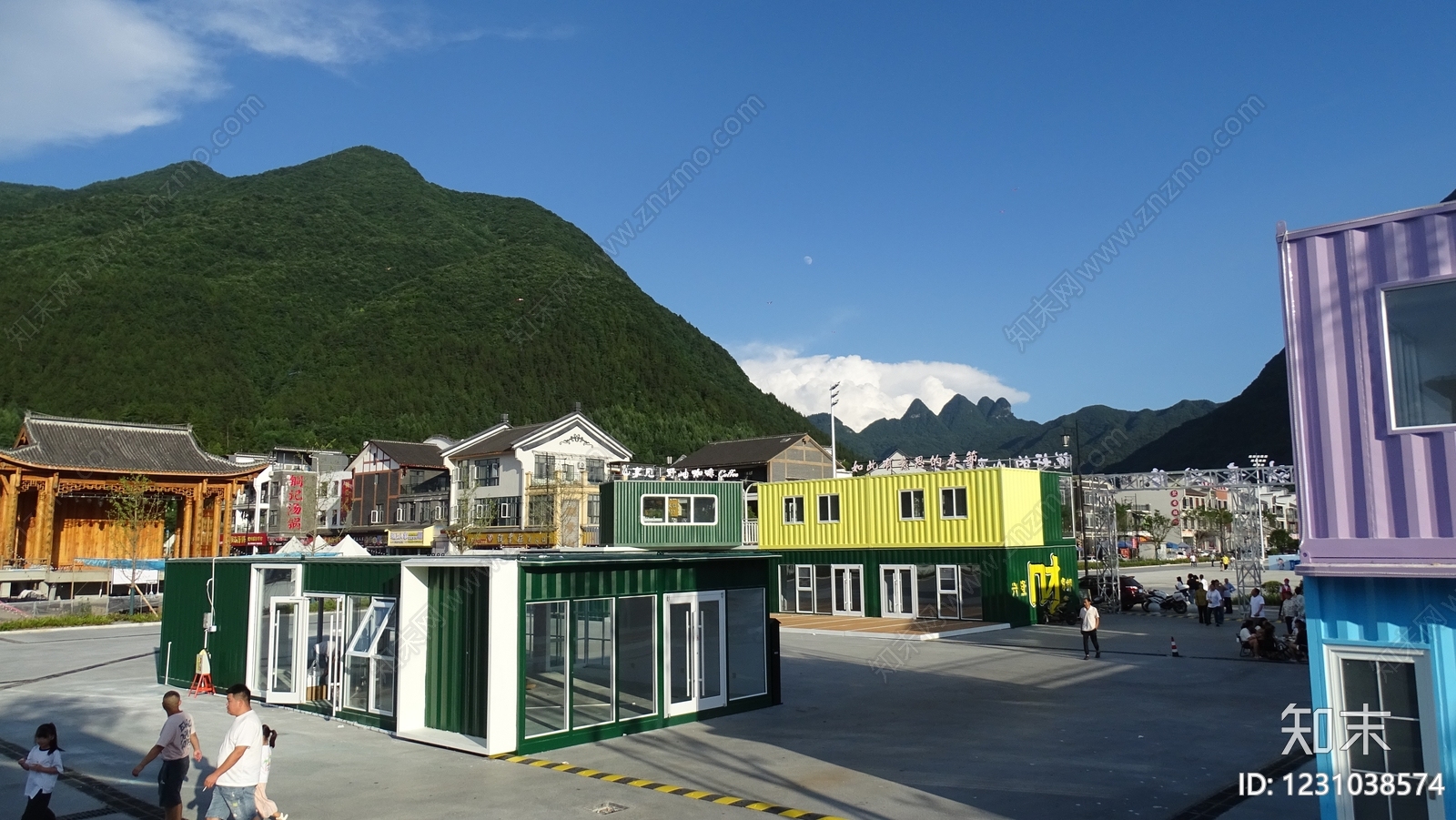 小区HDR贴图下载【ID:1231038574】