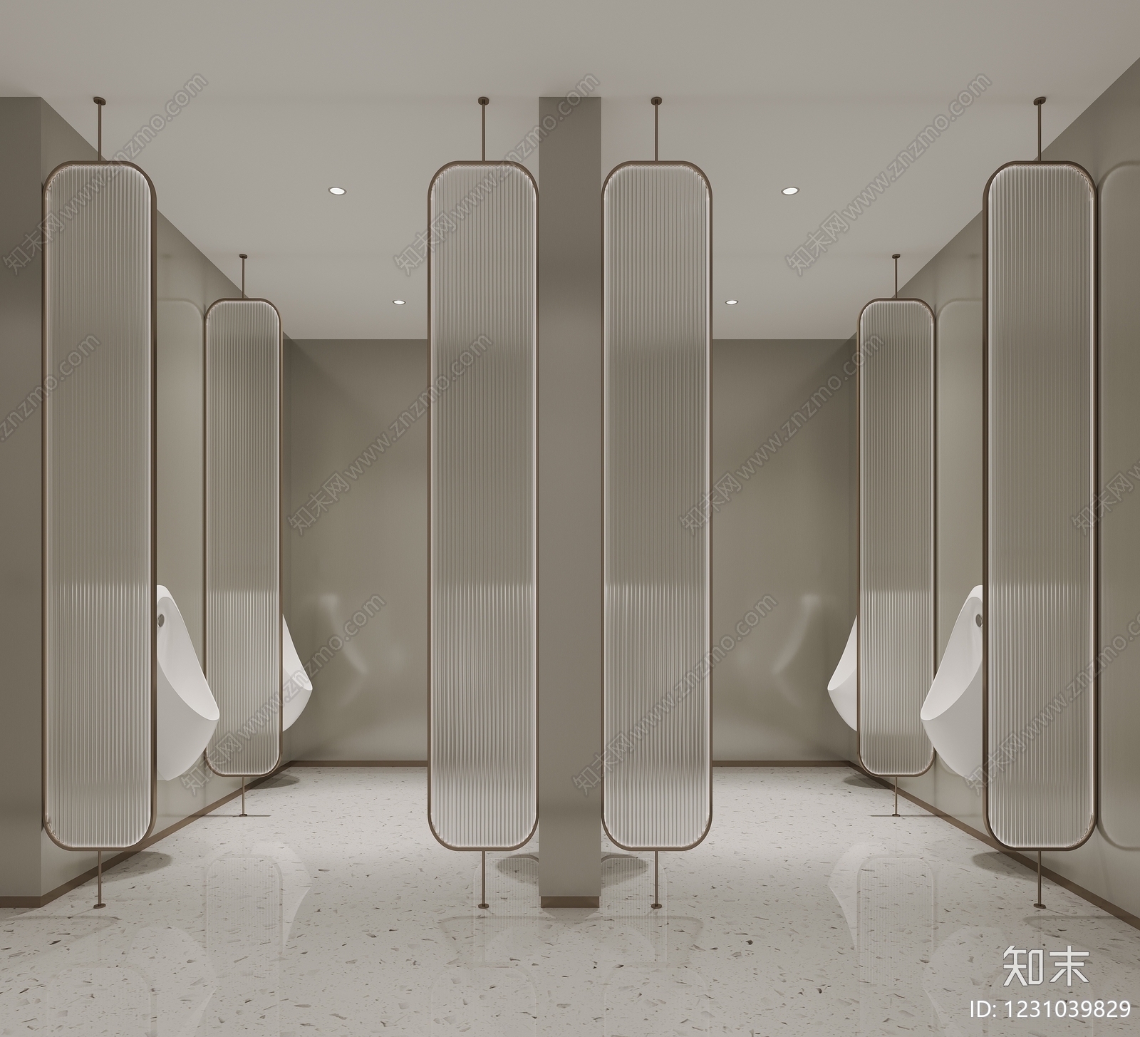 轻奢酒店卫生间3D模型下载【ID:1231039829】