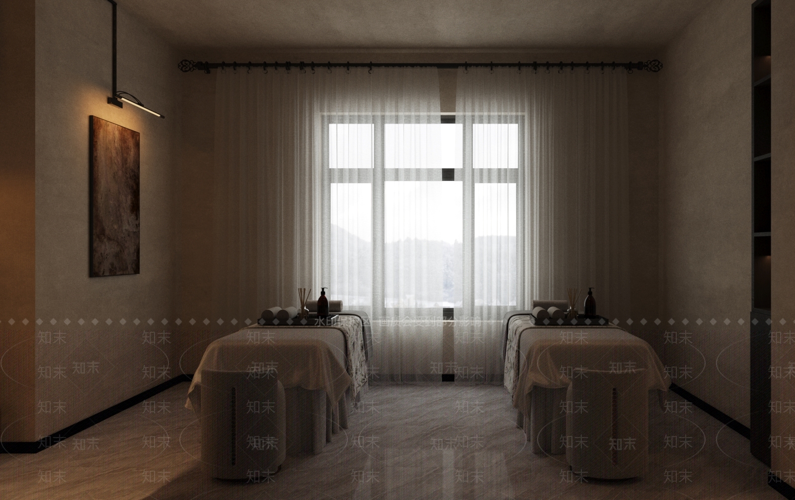 侘寂美容院3D模型下载【ID:1231040060】