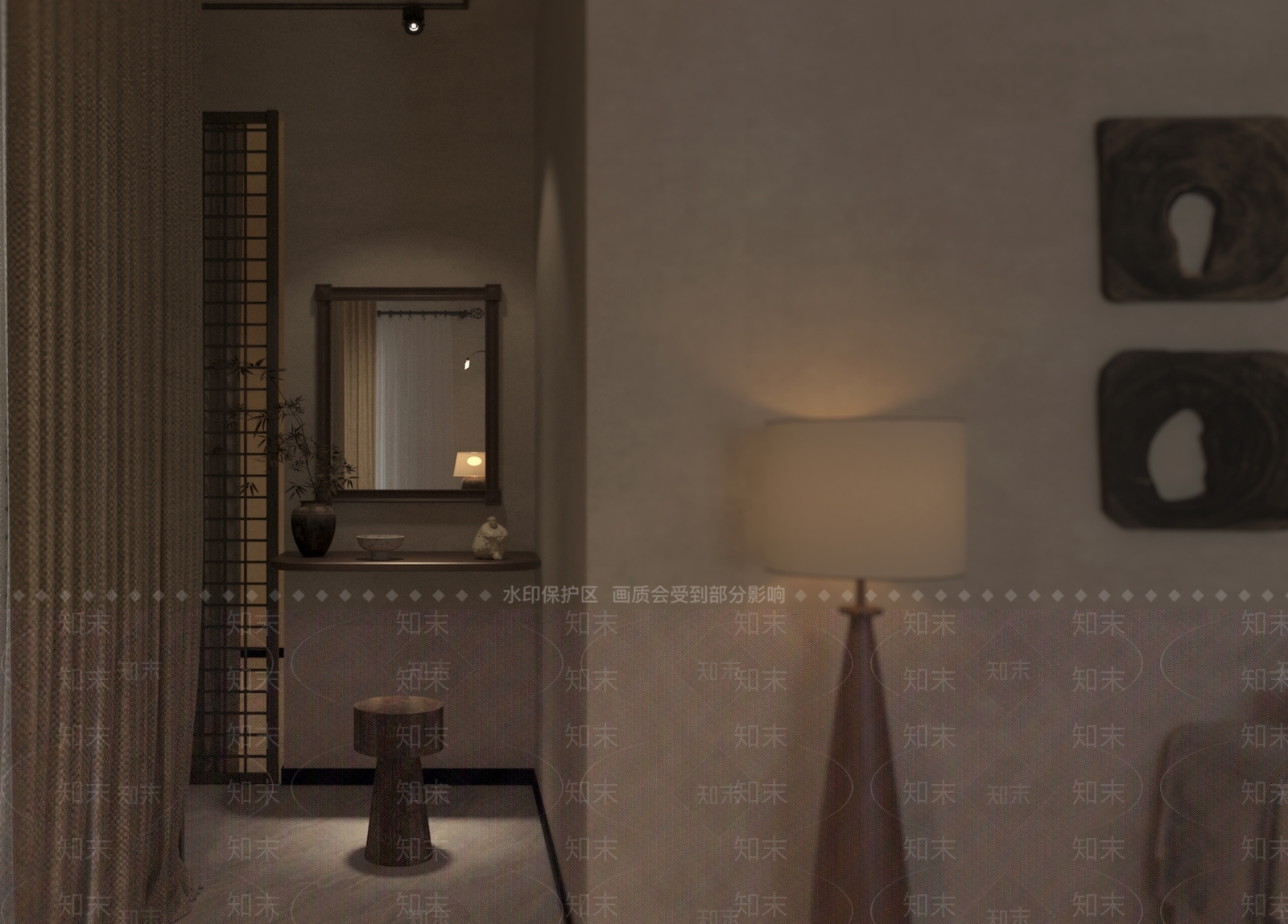 侘寂美容院3D模型下载【ID:1231040060】