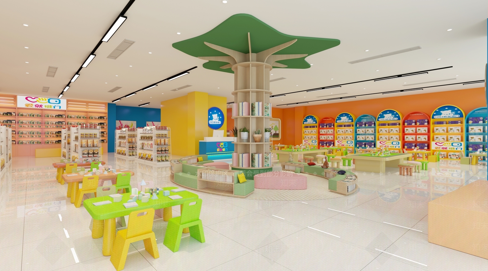 现代玩具礼品店3D模型下载【ID:1231041461】