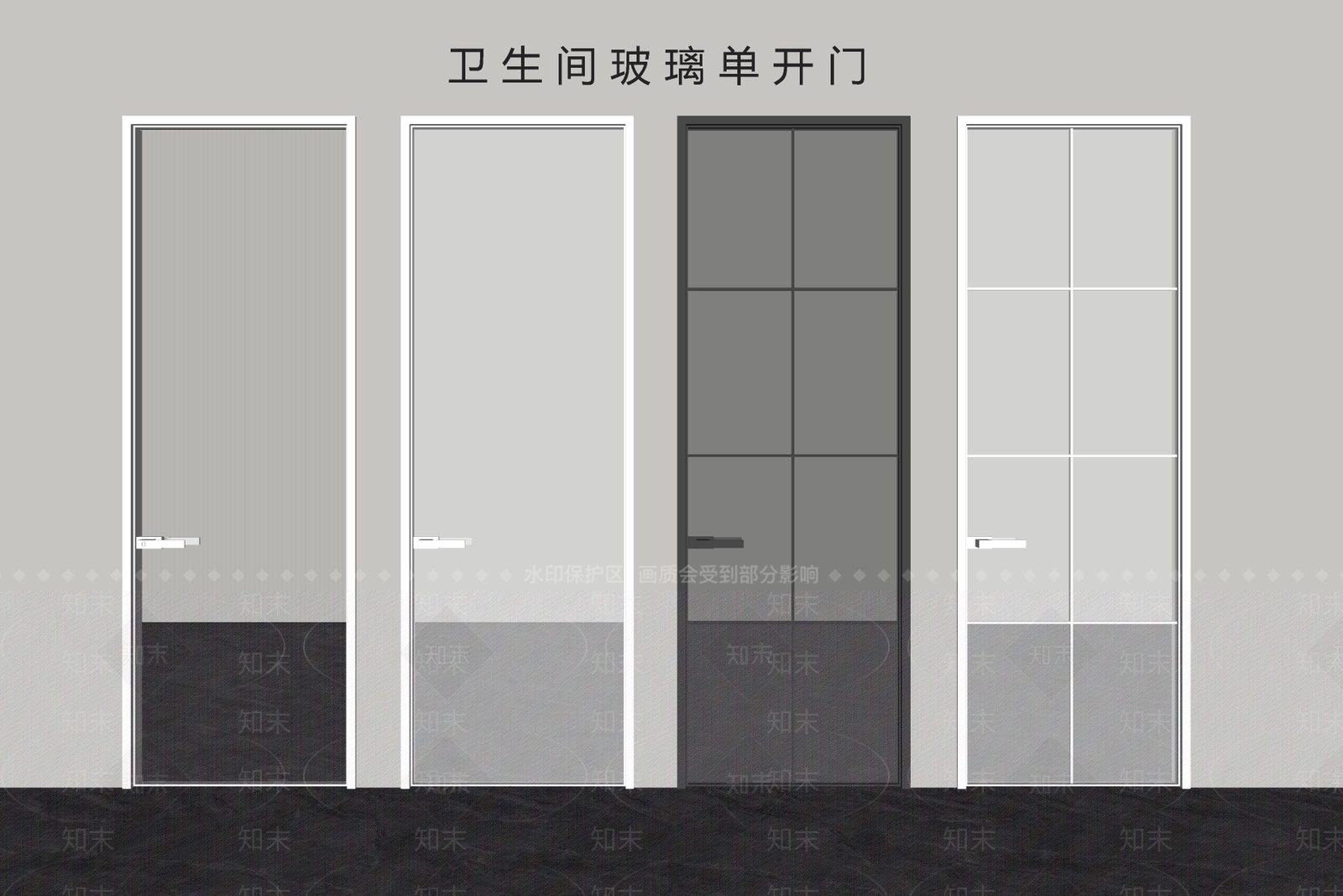 现代简约单开门SU模型下载【ID:1231041944】