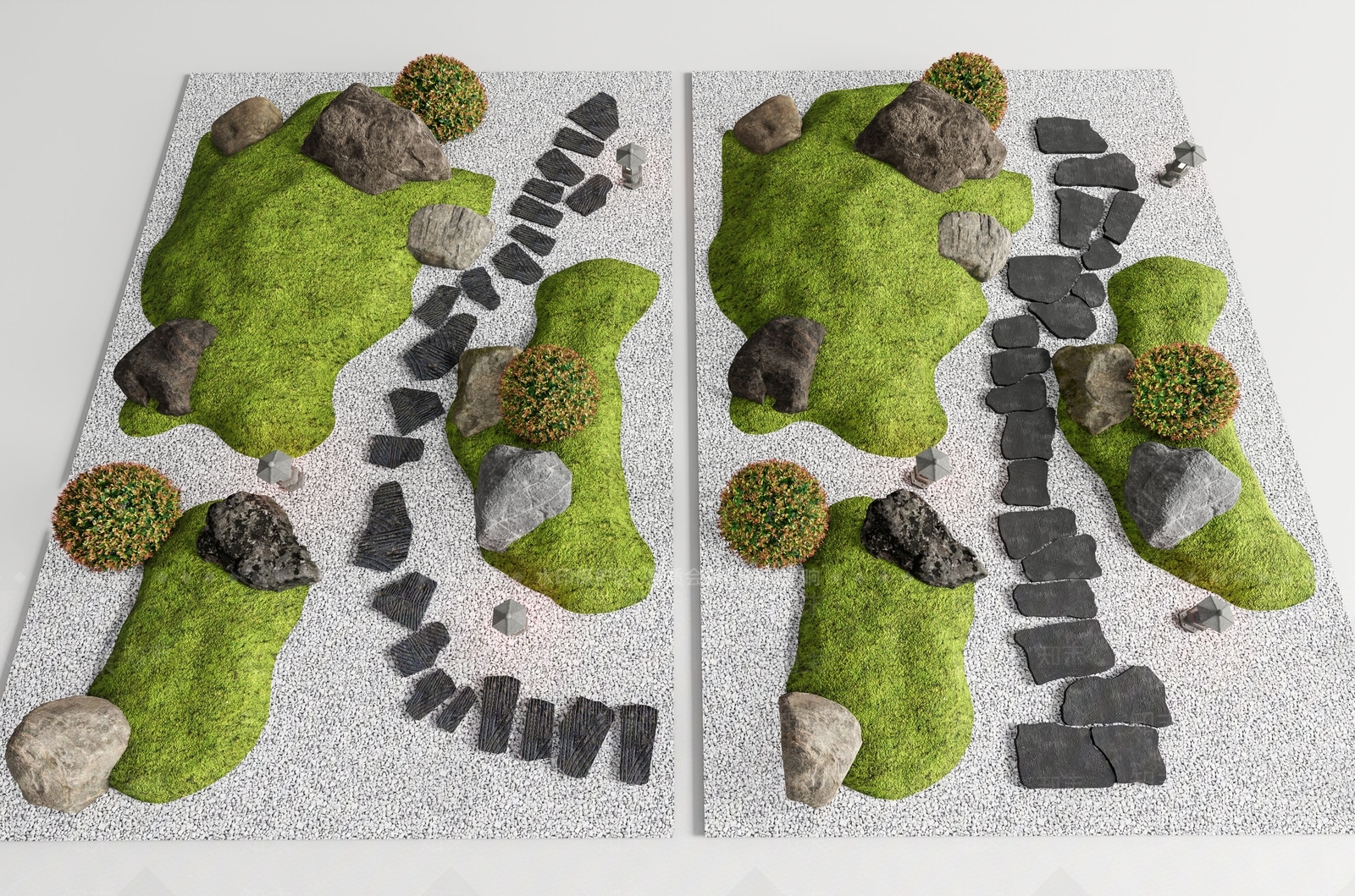 日式微地形3D模型下载【ID:1231047721】