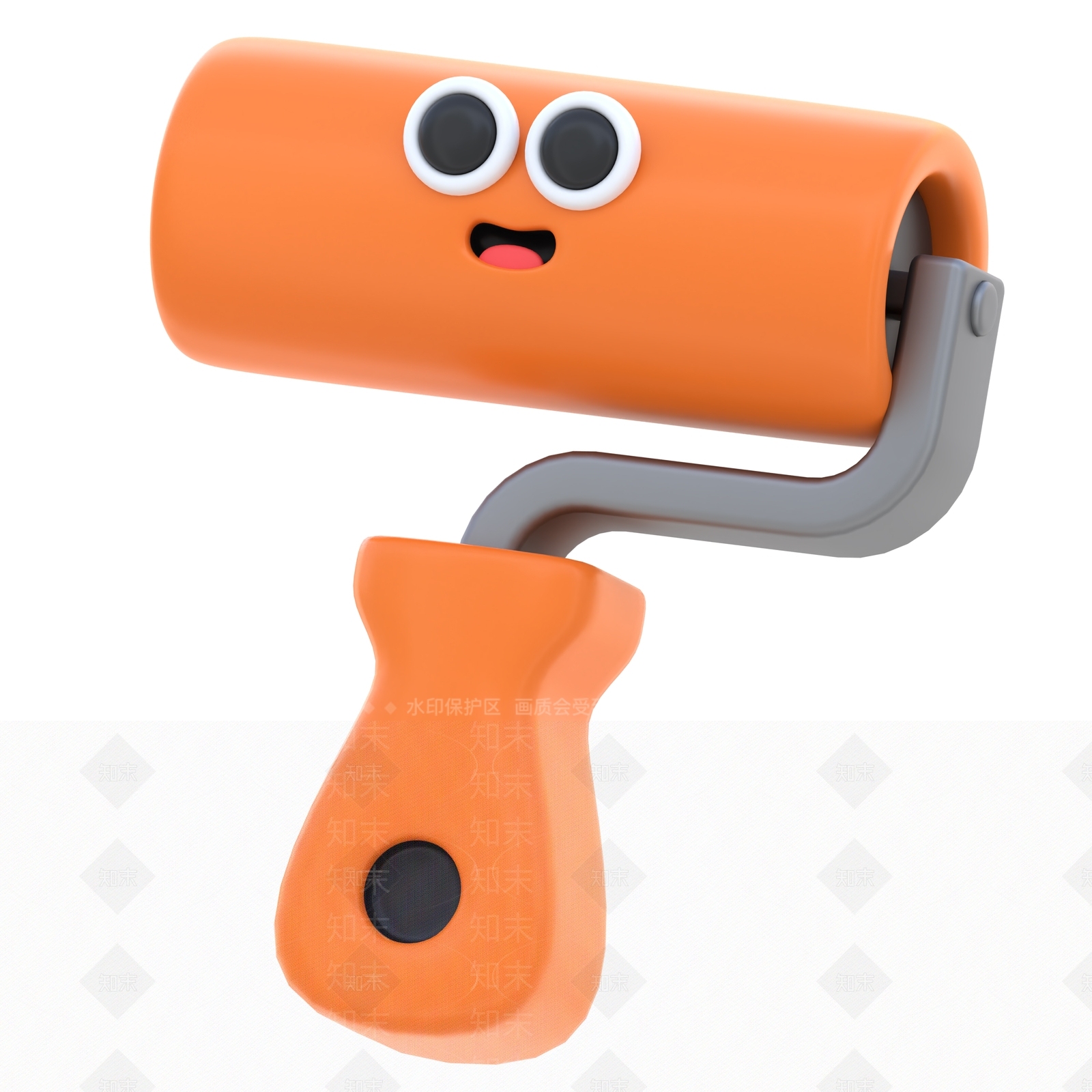 画具3D模型渲染效果图