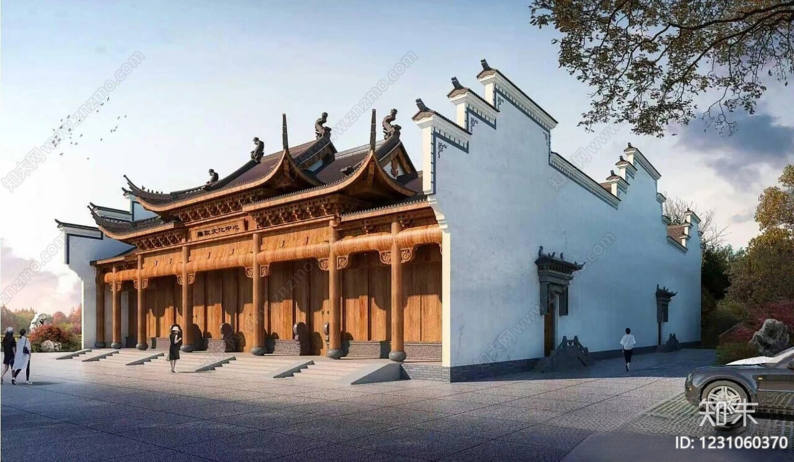 其他文化建筑cad施工图下载【ID:1231060370】