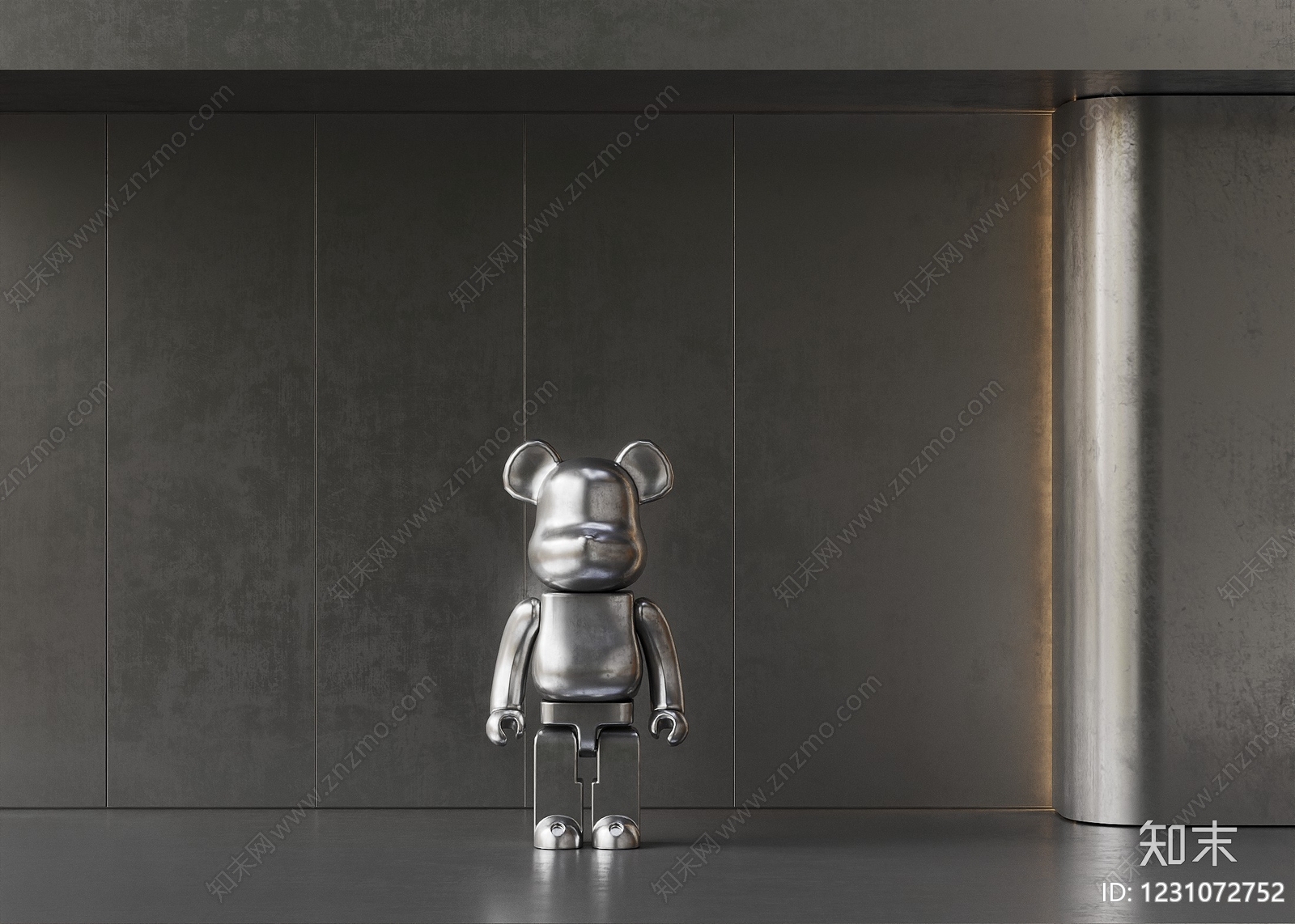 极简涂料3D模型下载【ID:1231072752】
