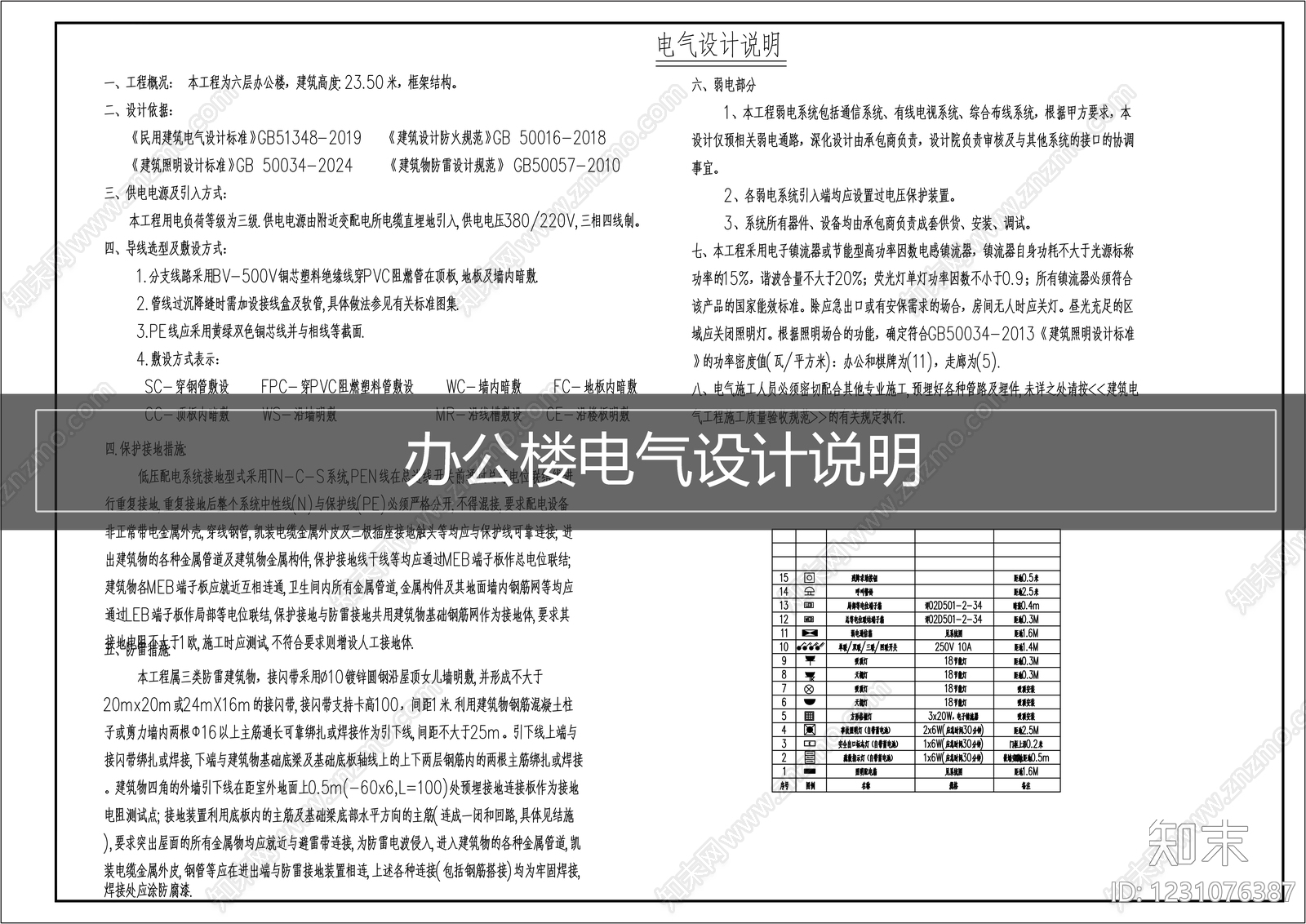 设计说明cad施工图下载【ID:1231076387】