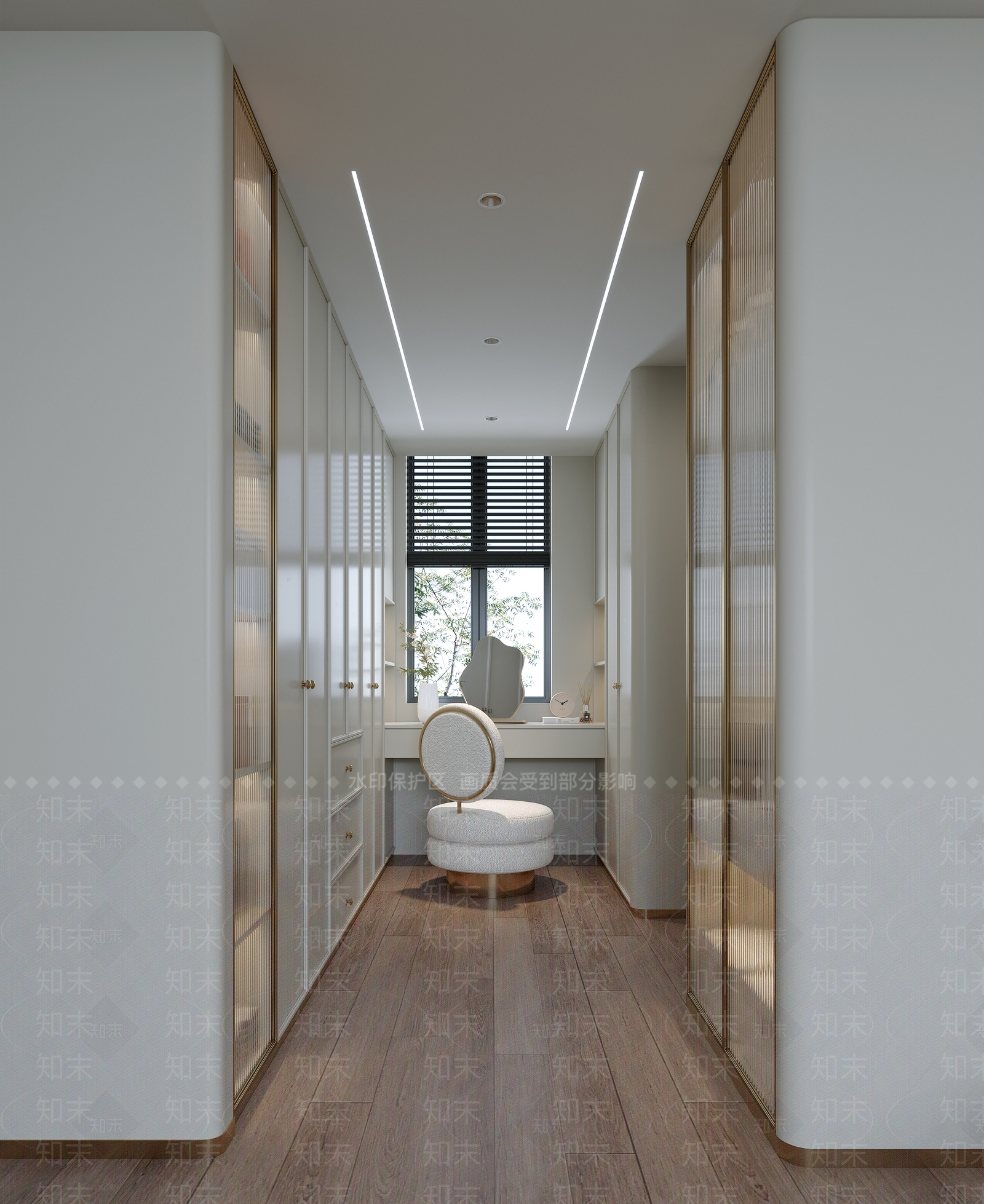 轻奢主卧3D模型下载【ID:1231078914】