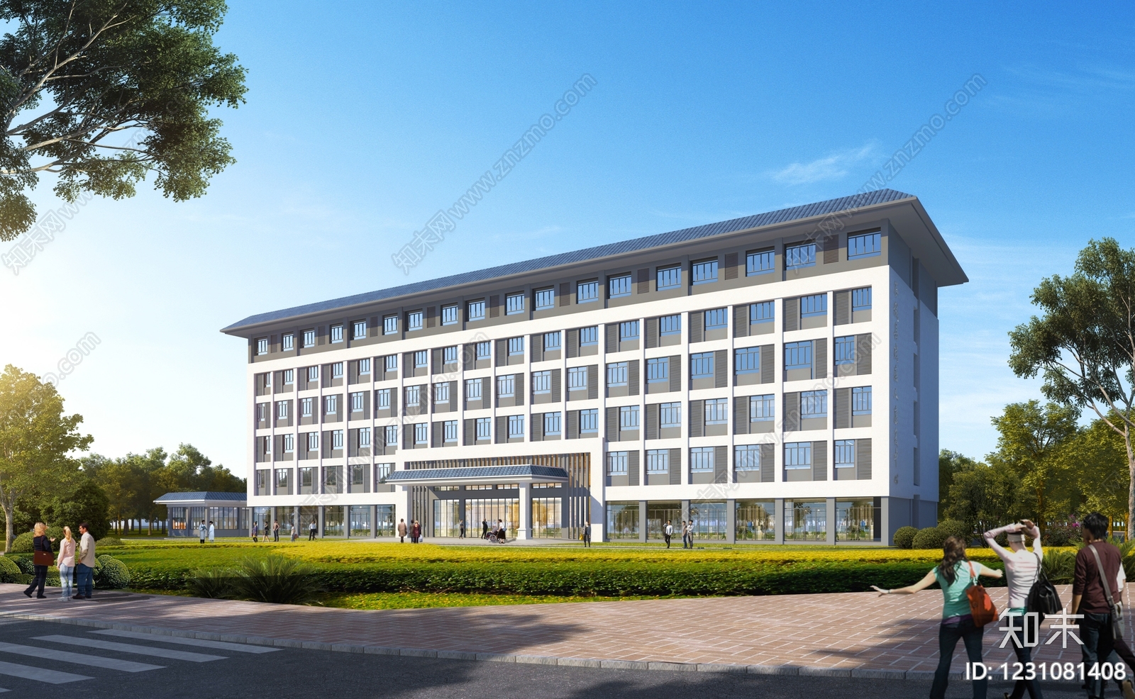 办公楼建筑cad施工图下载【ID:1231081408】