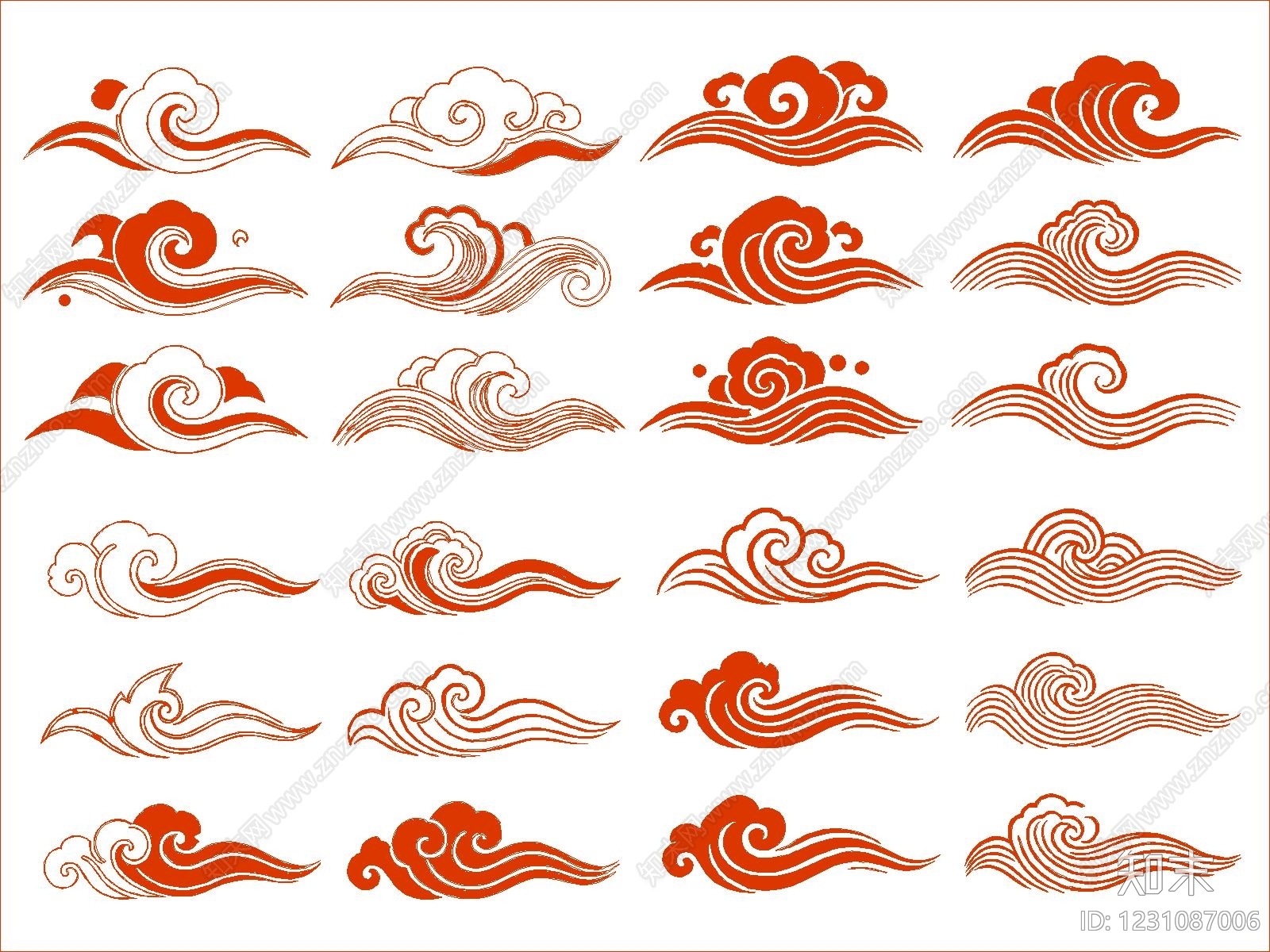 中式图库CAD图纸