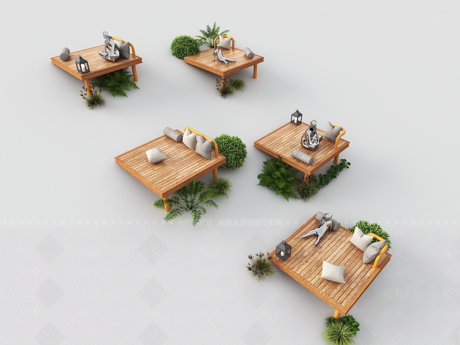 原木风户外沙发3D模型下载【ID:1231092707】