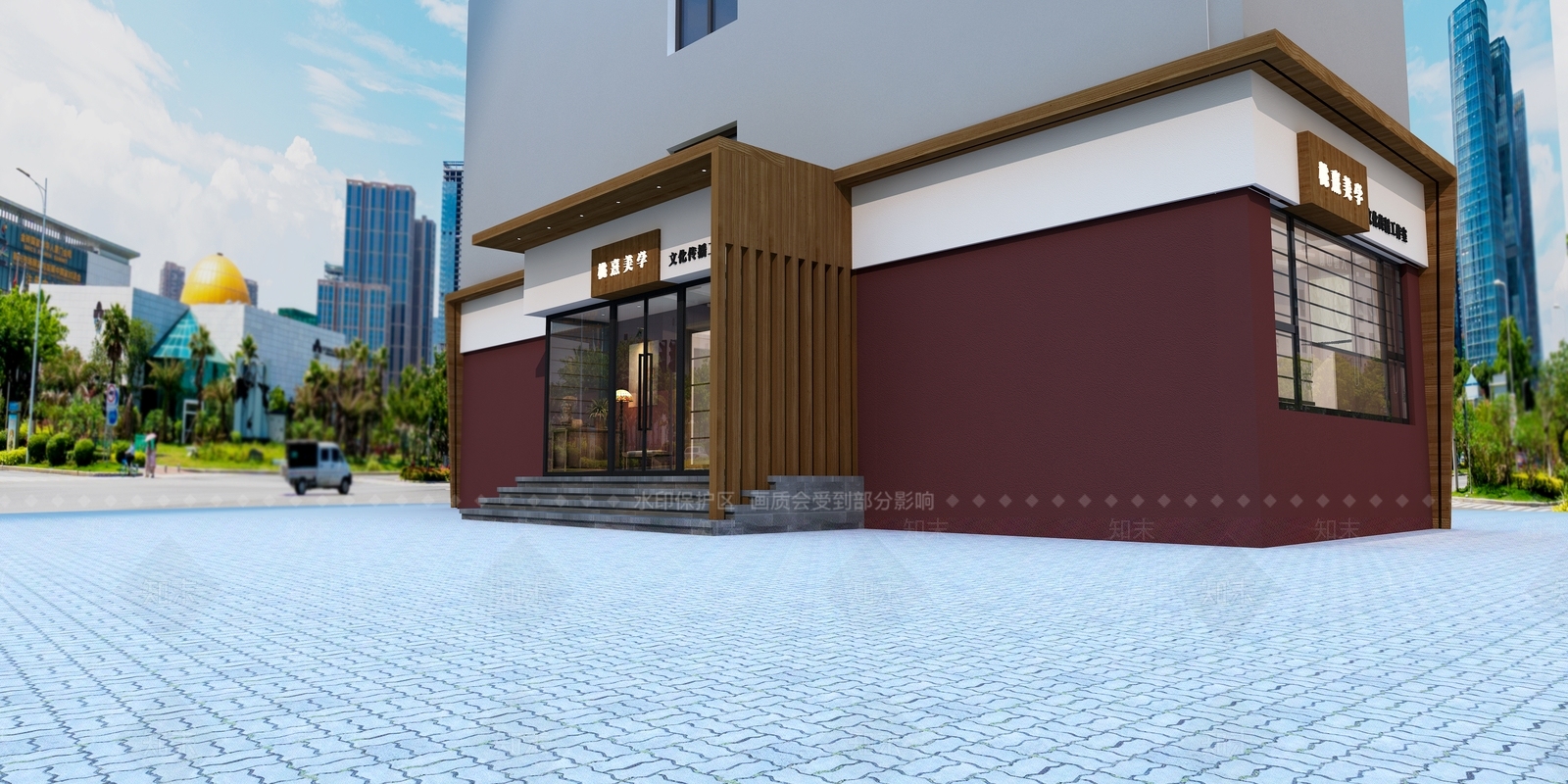 新中式专卖店3D模型下载【ID:1231097865】