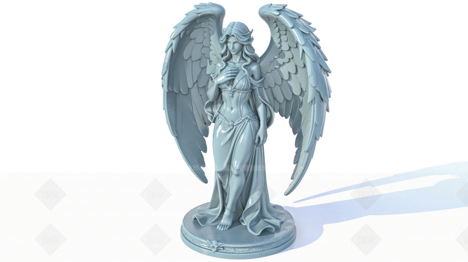欧式雕塑摆件3D模型下载【ID:1231108654】