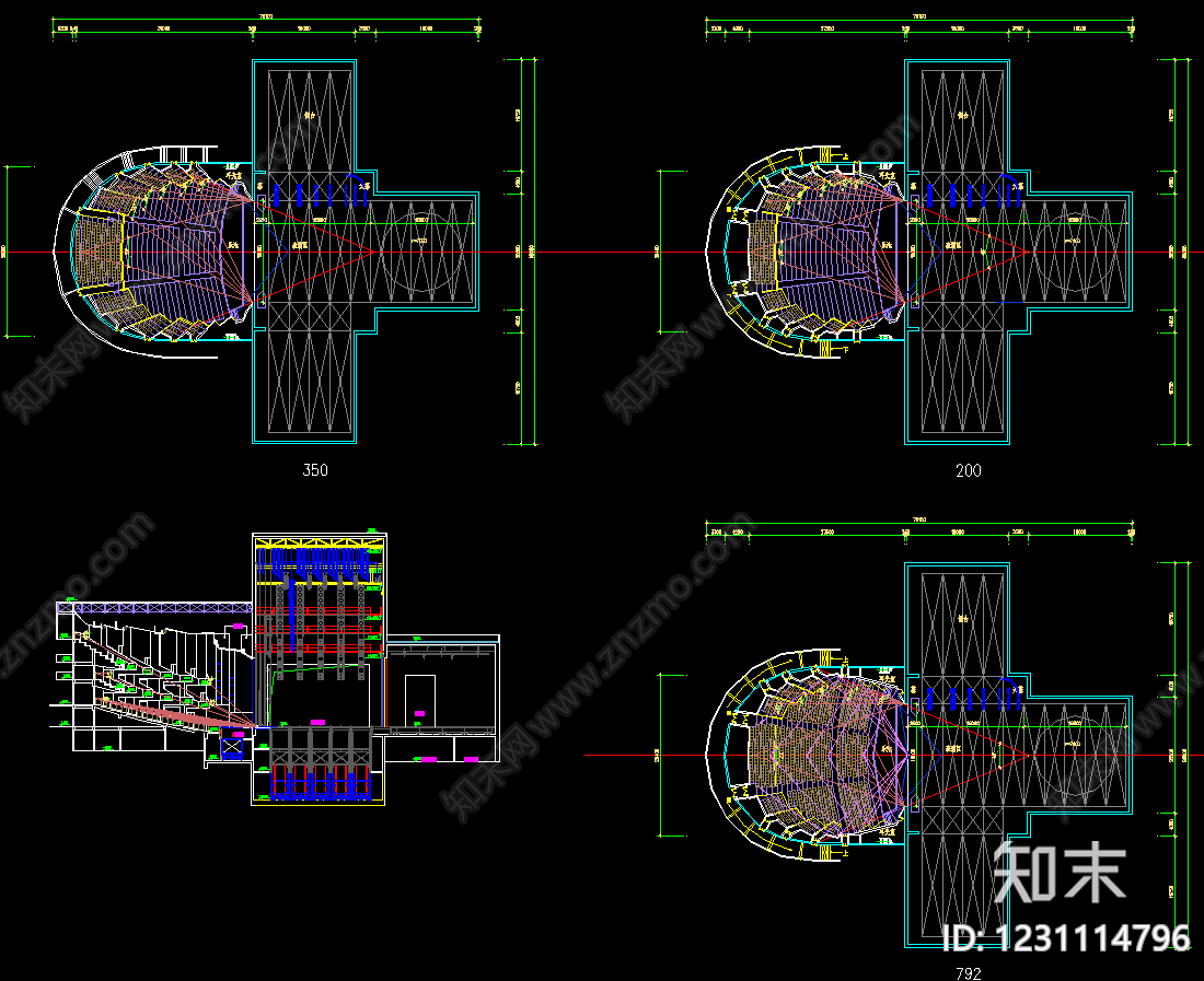 其他文化建筑cad施工图下载【ID:1231114796】