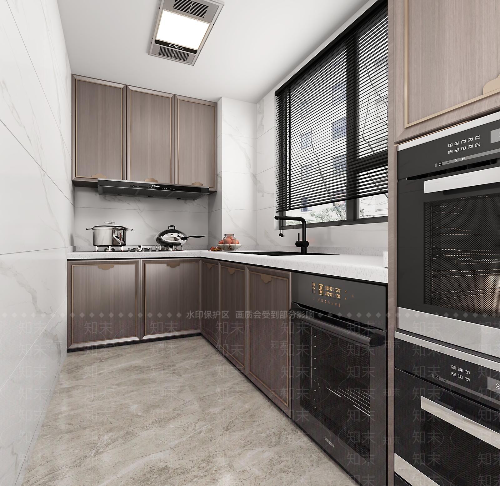 新中式家居客厅3D模型下载【ID:1231131975】