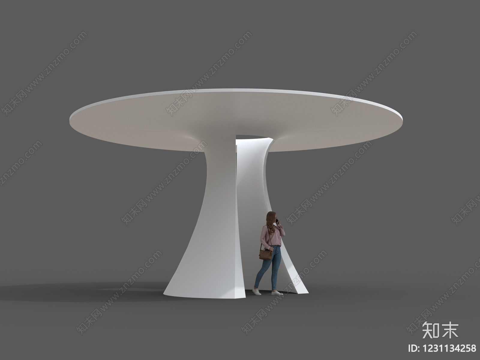 极简艺术装置3D模型下载【ID:1231134258】