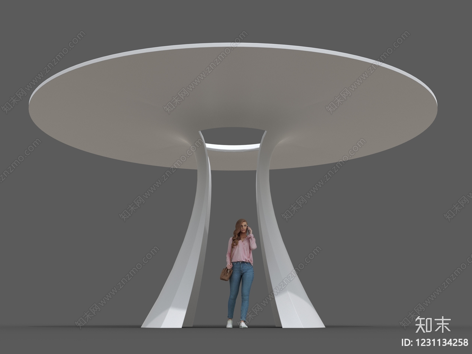 极简艺术装置3D模型下载【ID:1231134258】