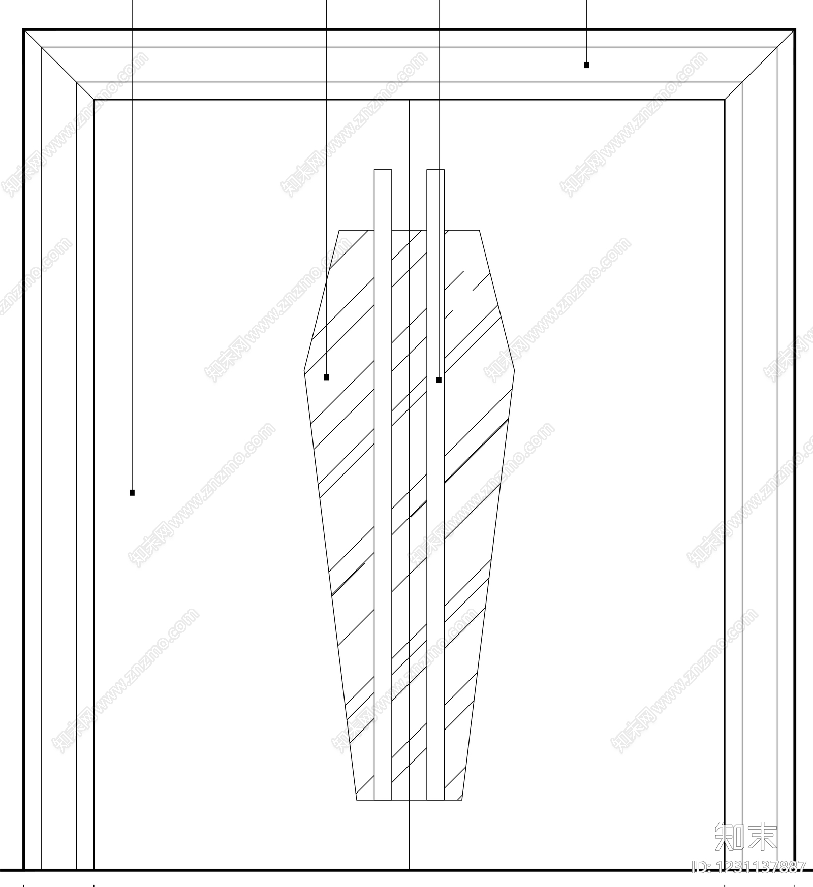 入户门cad施工图下载【ID:1231137887】