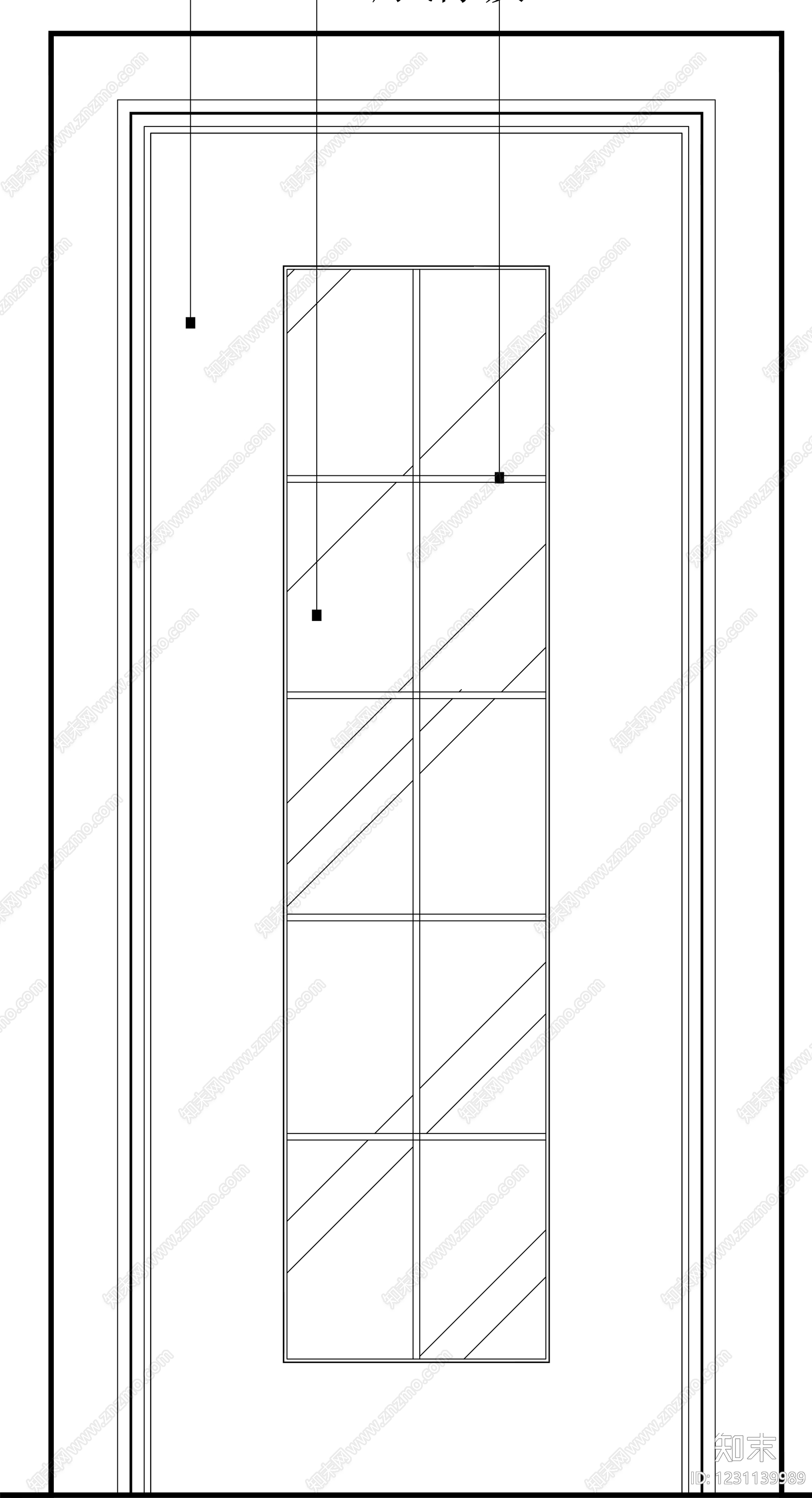入户门cad施工图下载【ID:1231139989】
