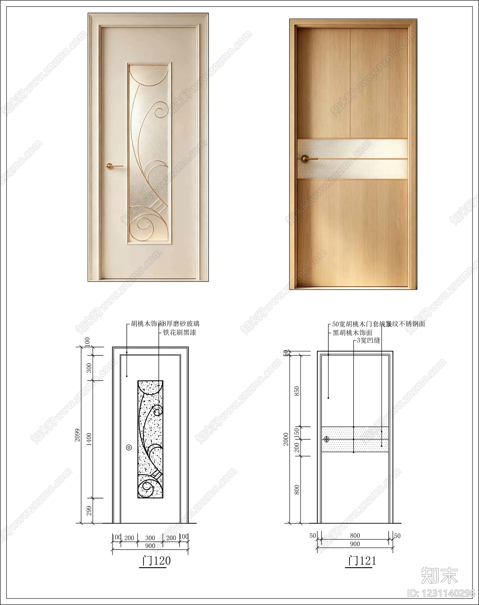 入户门cad施工图下载【ID:1231140296】