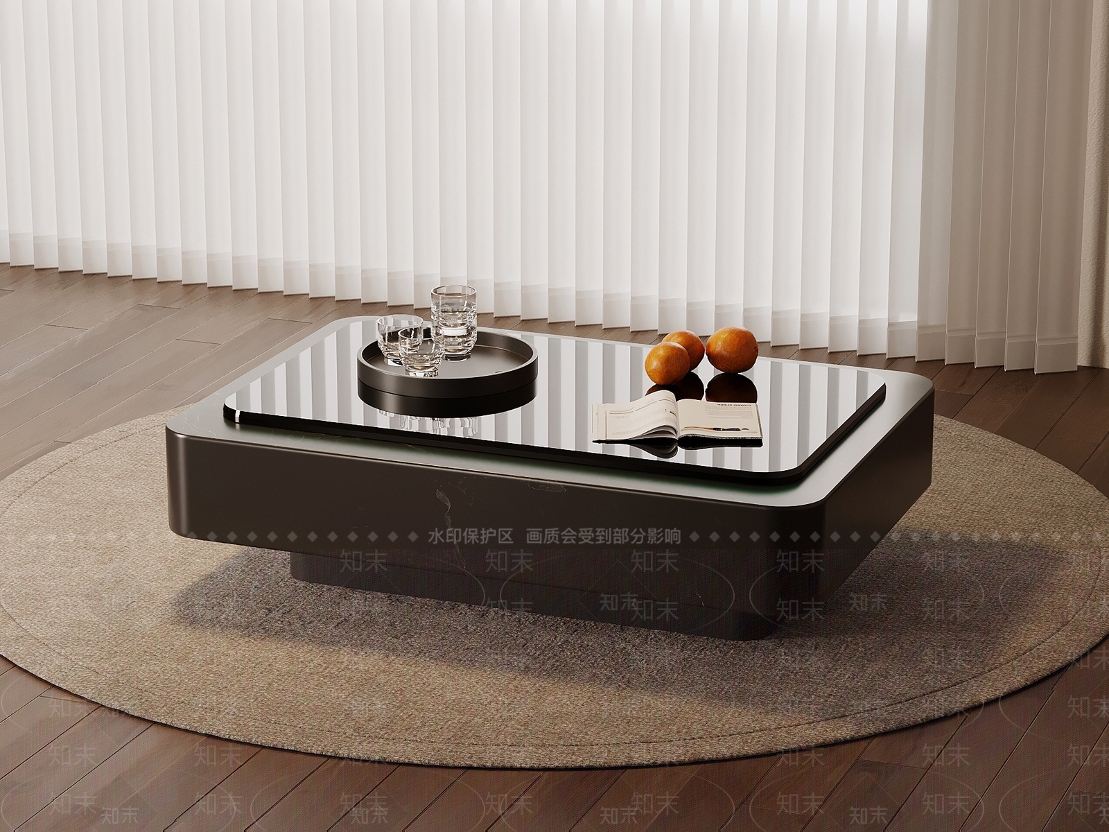 意式极简茶几3D模型下载【ID:1231146623】