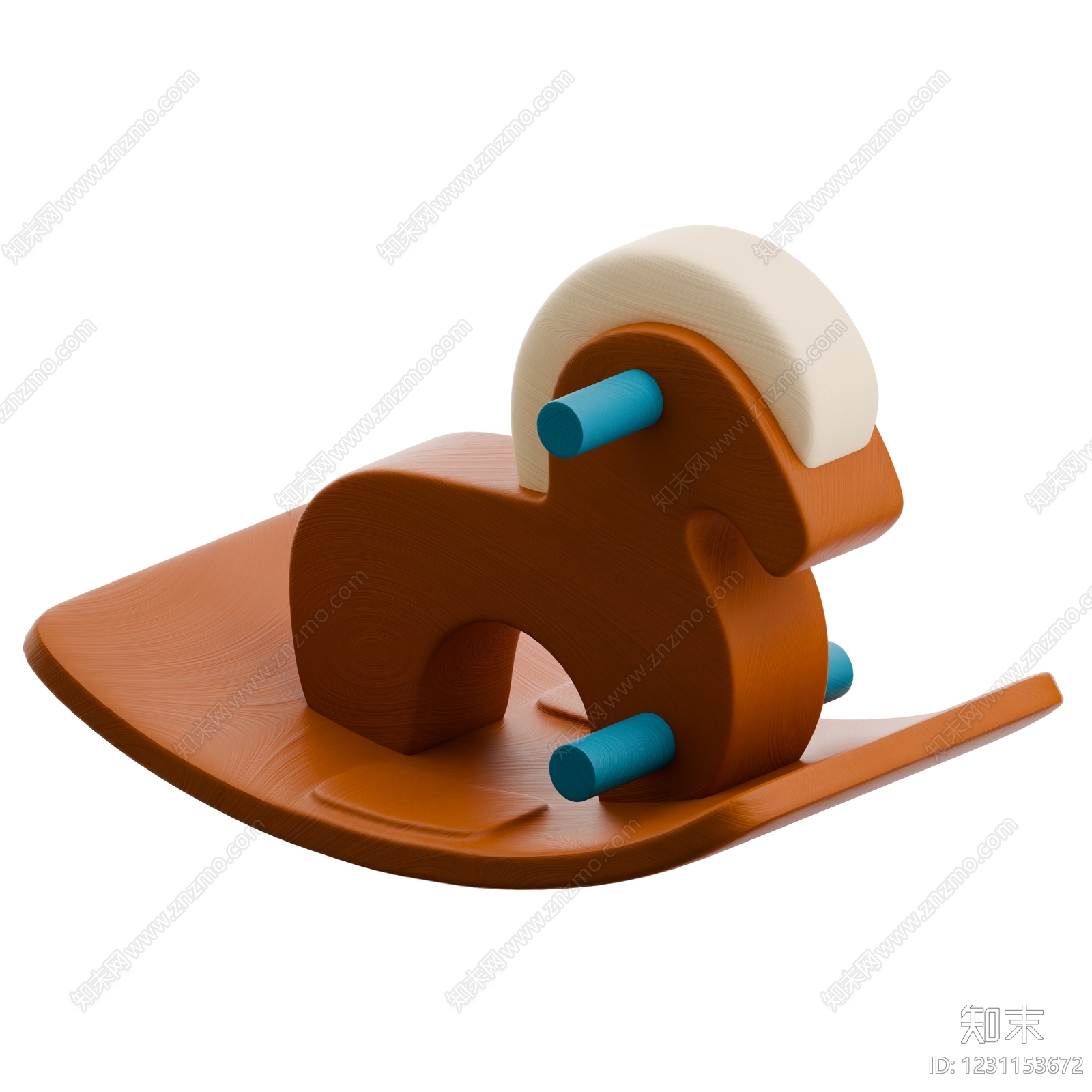 北欧儿童椅3D模型下载【ID:1231153672】