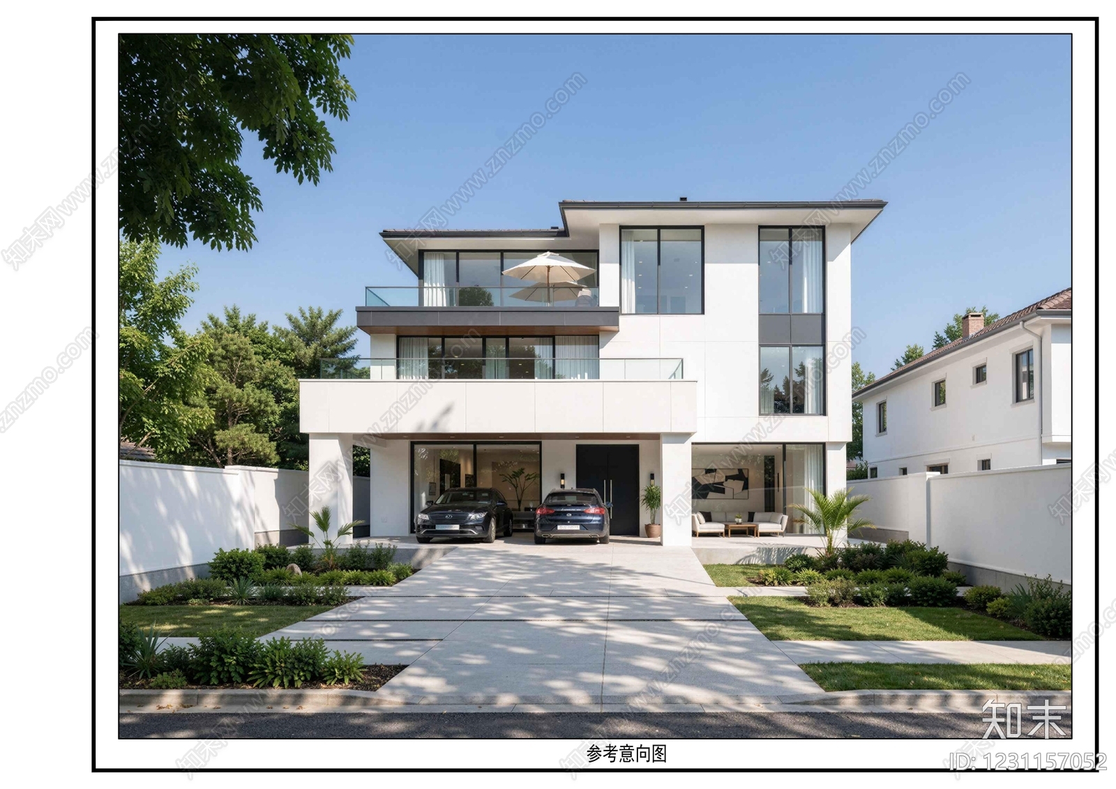 别墅建筑cad施工图下载【ID:1231157052】