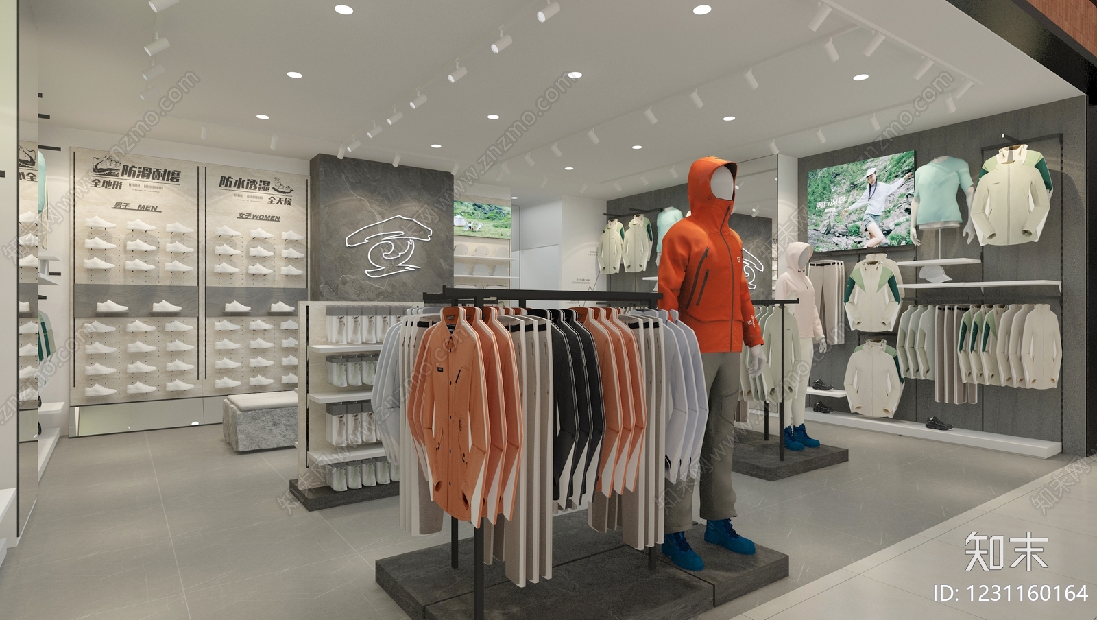服装店cad施工图下载【ID:1231160164】