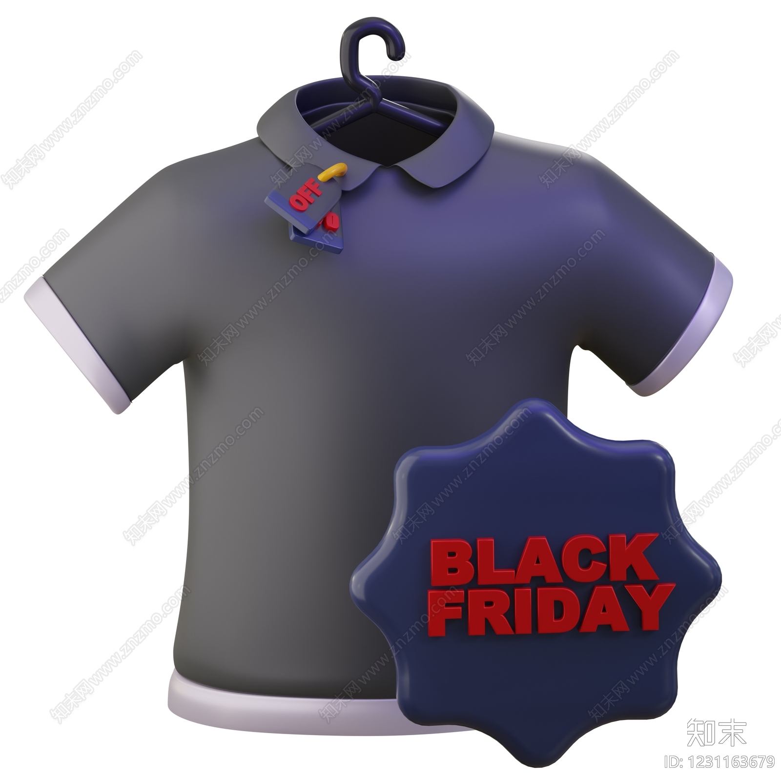 衣服3D模型下载【ID:1231163679】