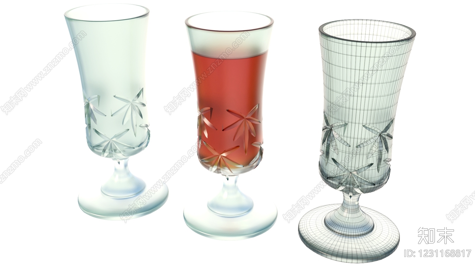复古餐具3D模型下载【ID:1231168817】