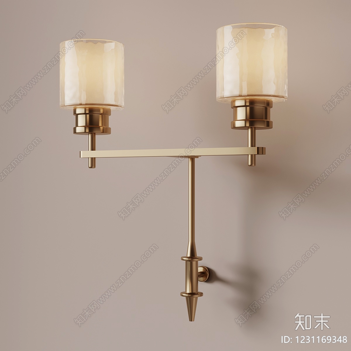 轻奢壁灯3D模型下载【ID:1231169348】