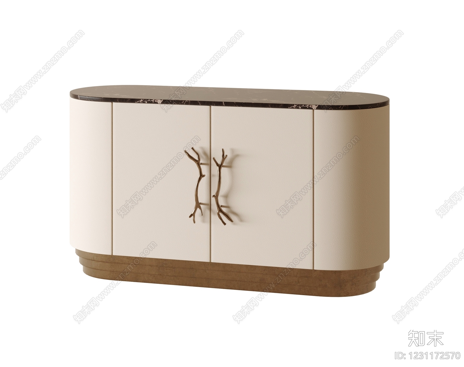 轻奢玄关柜3D模型下载【ID:1231172570】