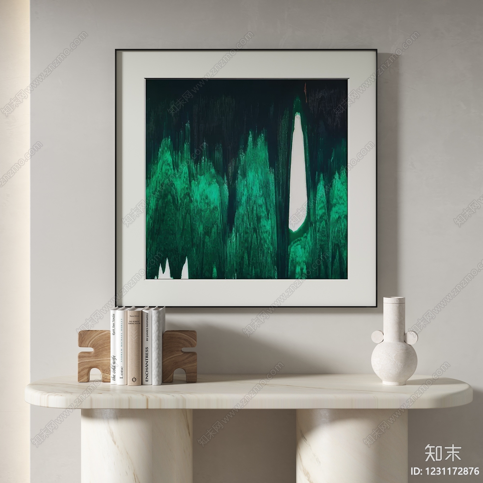 意式极简抽象挂画3D模型下载【ID:1231172876】