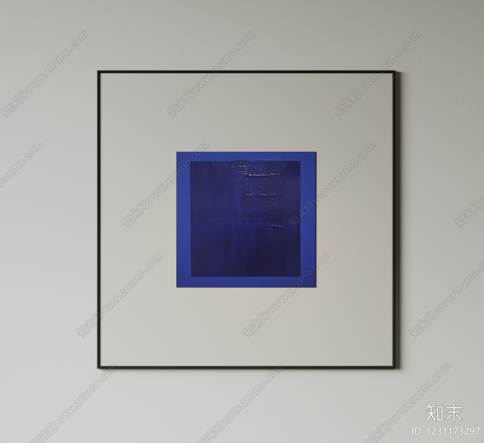 极简抽象挂画3D模型下载【ID:1231173297】