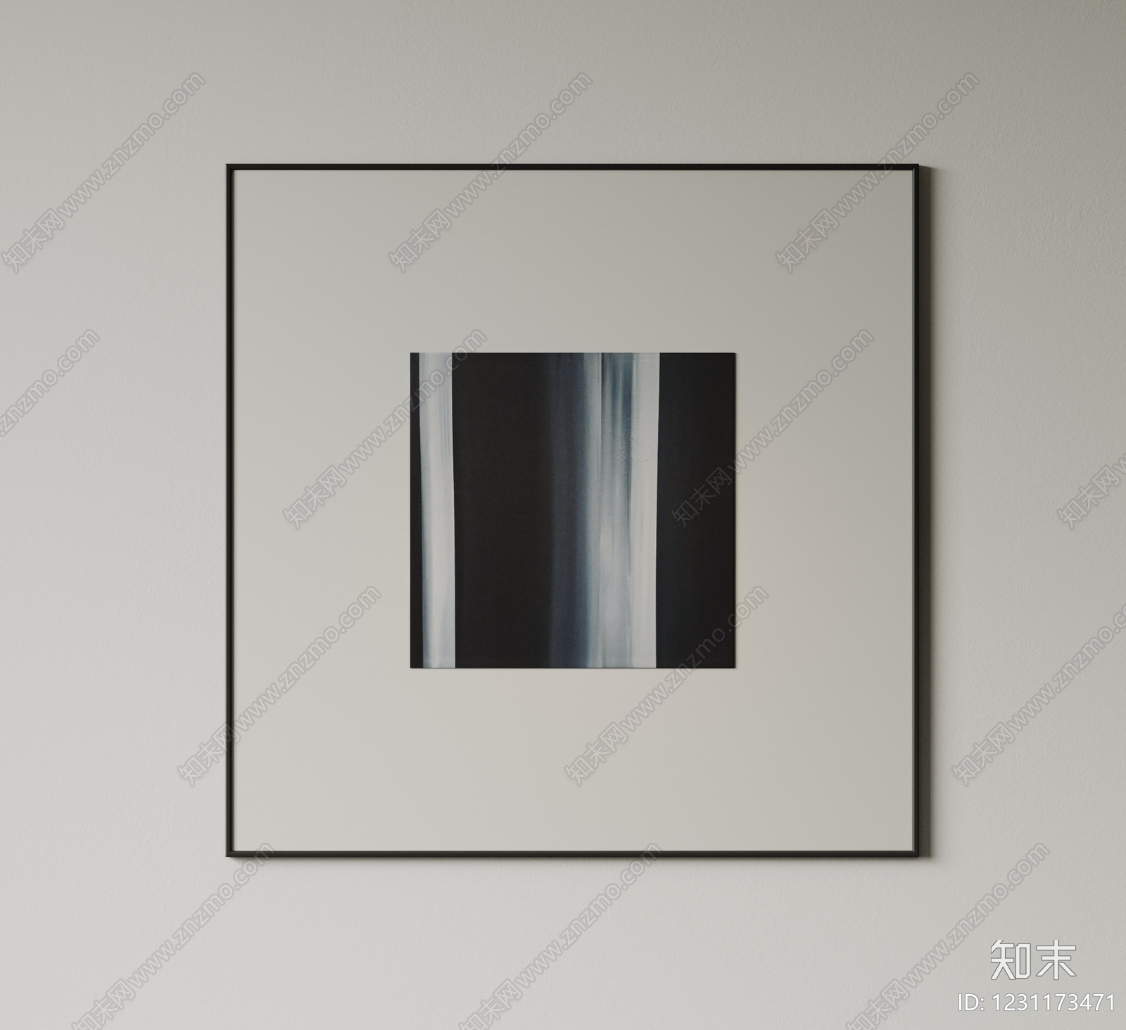 极简抽象画SU模型下载【ID:1231173471】